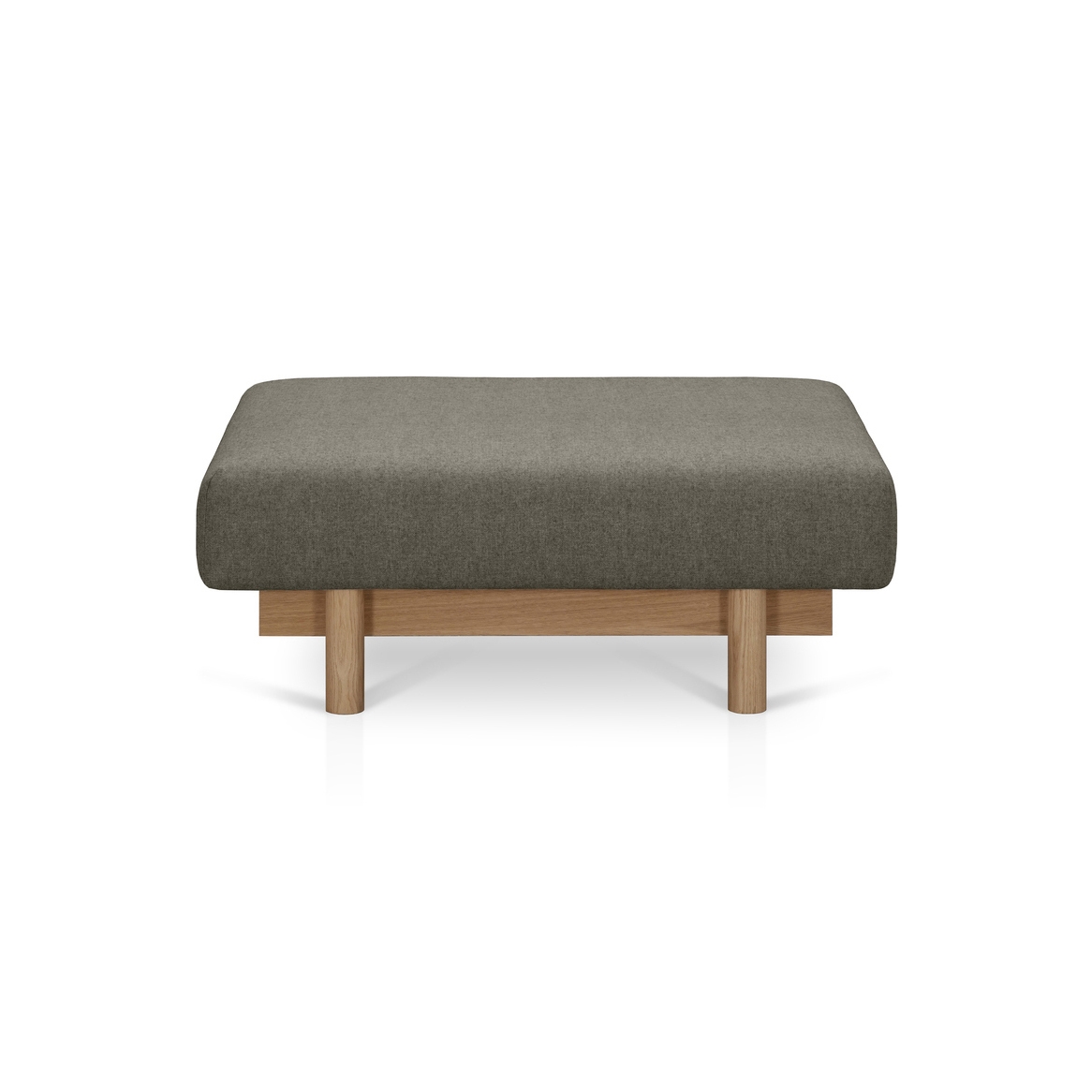 Alchemist Pouf, Grey/Camira