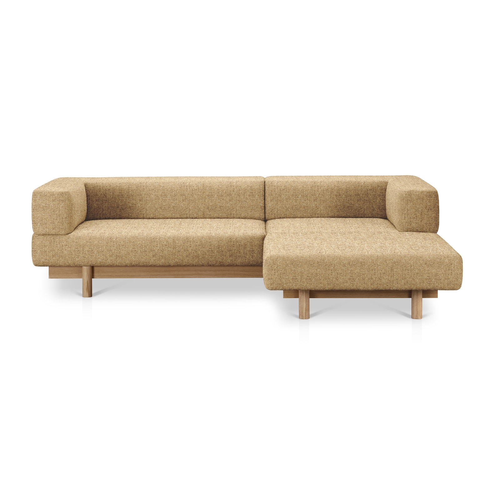 Produkt Alchemist Sofa with Chaise Lounge, Sand/Decoma, Right des Herstellers EMKO PLACE anzeigen