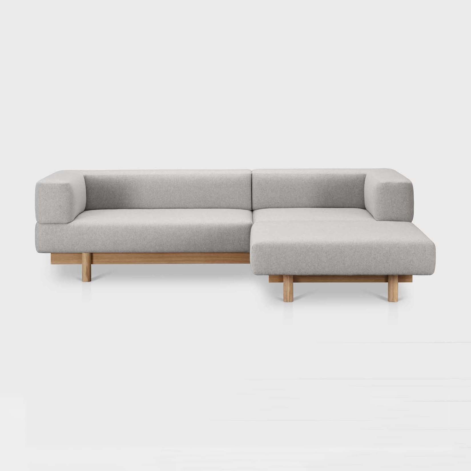 Produkt Alchemist Sofa with Chaise Lounge, Grey/Audejas Floris, Right des Herstellers EMKO PLACE anzeigen