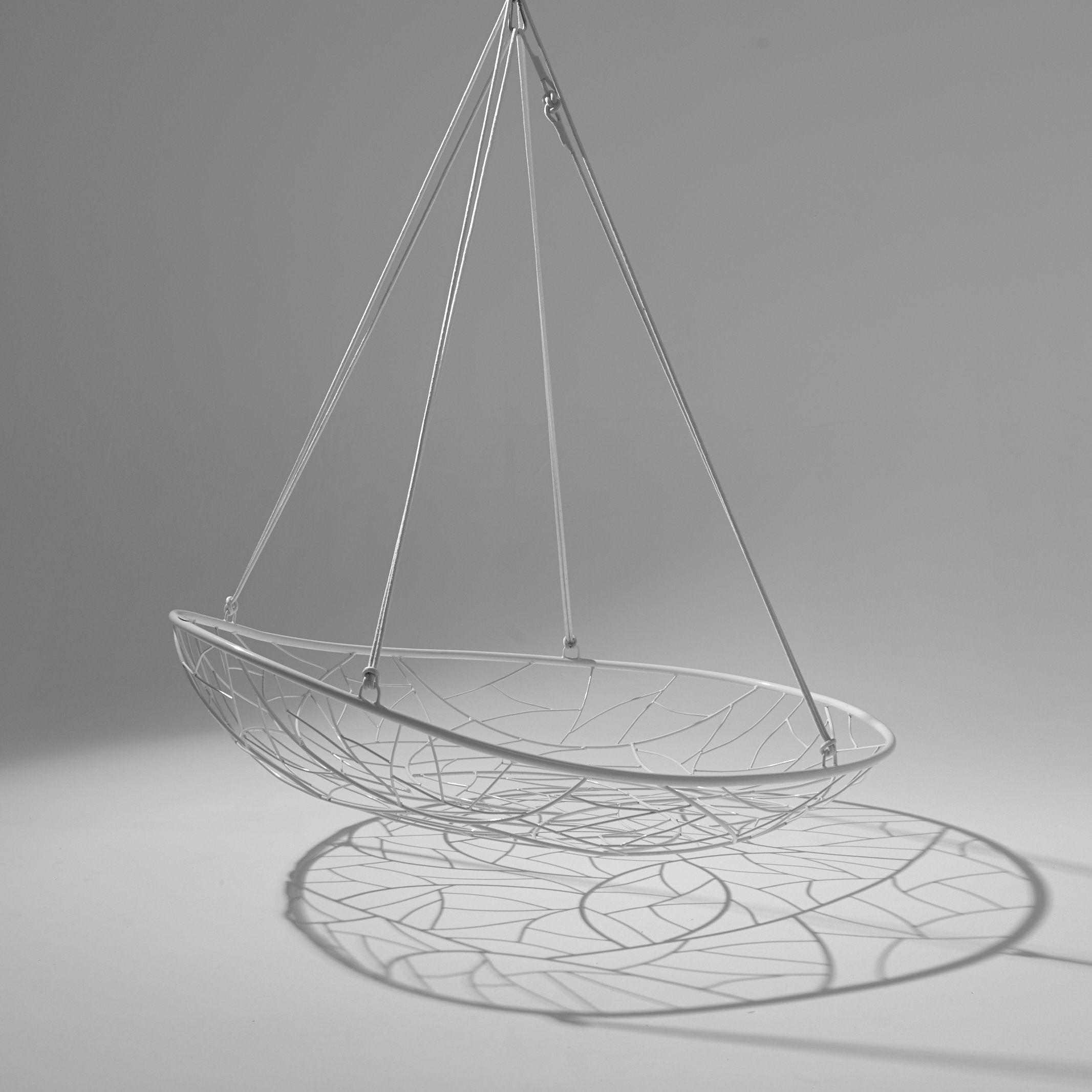Big Basket Hanging Lounger - White