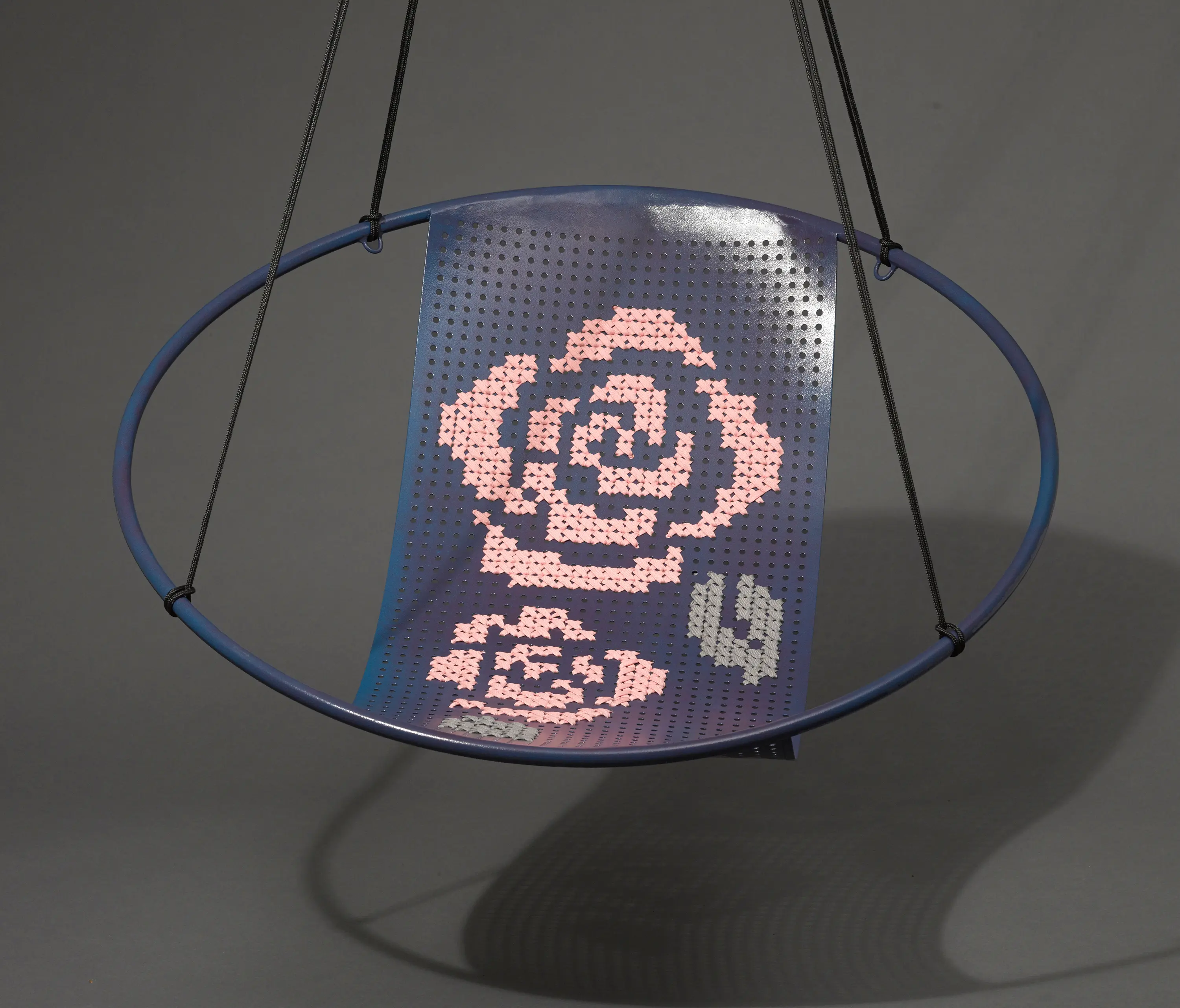 Studio Stirling - Embroidery Hanging Chair Swing Seat ROSES