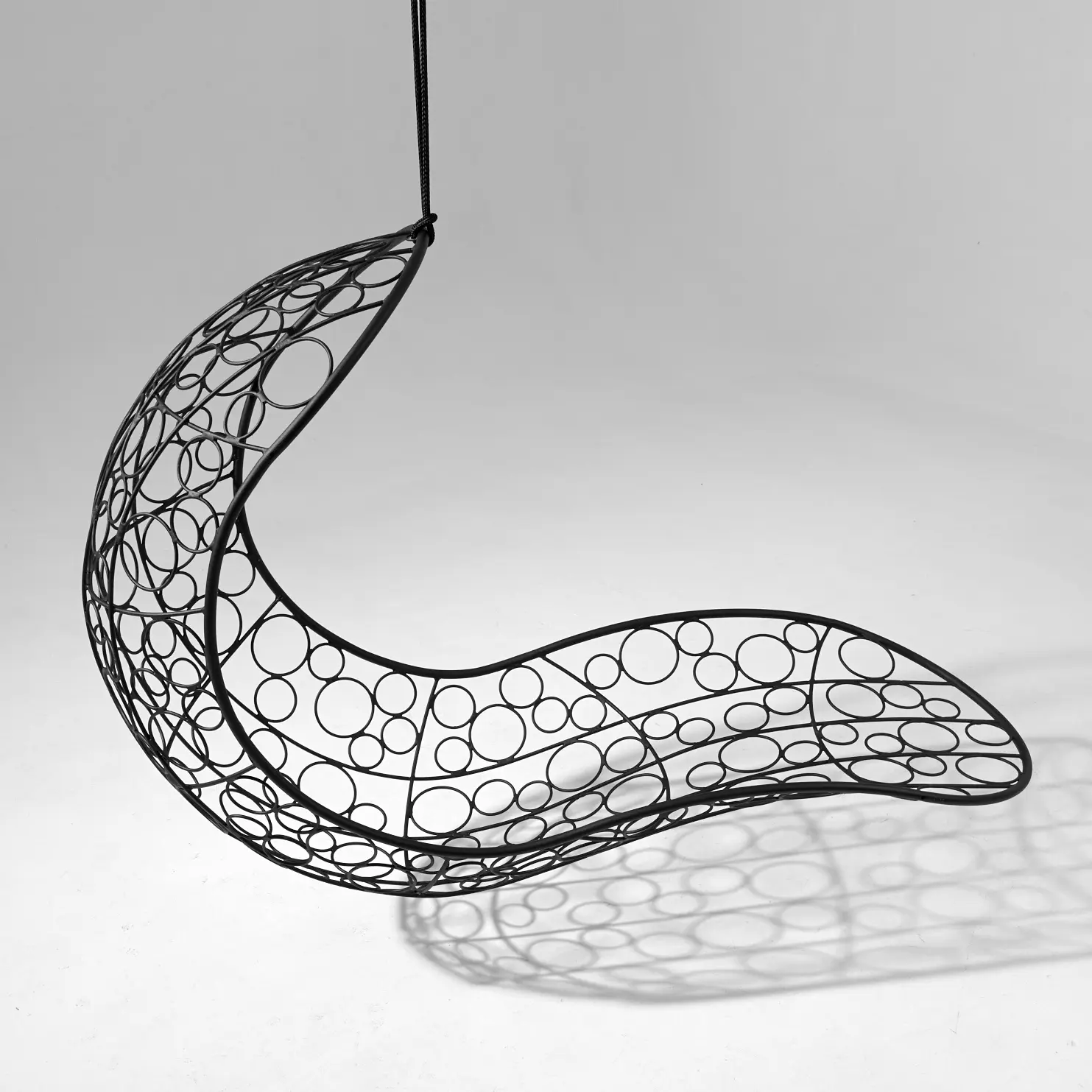 Studio Stirling - Recliner Hanging Chair Swing Seat - Circle Pattern