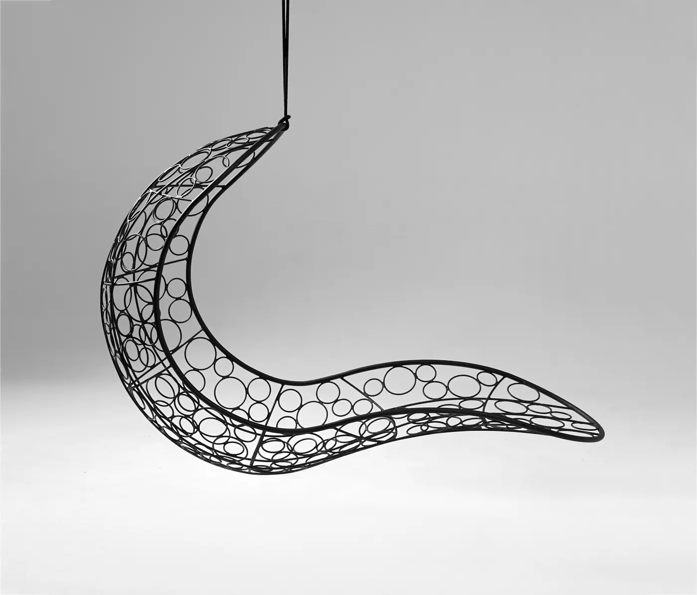 Studio Stirling - Recliner Hanging Chair Swing Seat - Circle Pattern