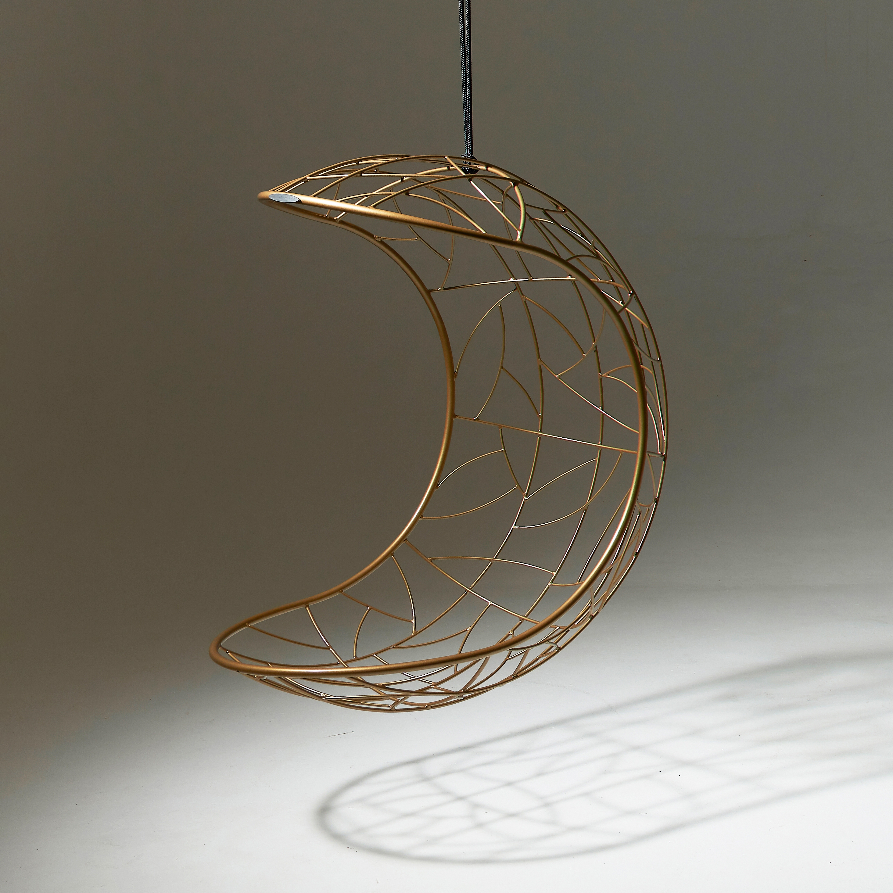 Display product Lucky Bean Hanging Chair Swing Seat Gold from manufacturer Studio Stirling