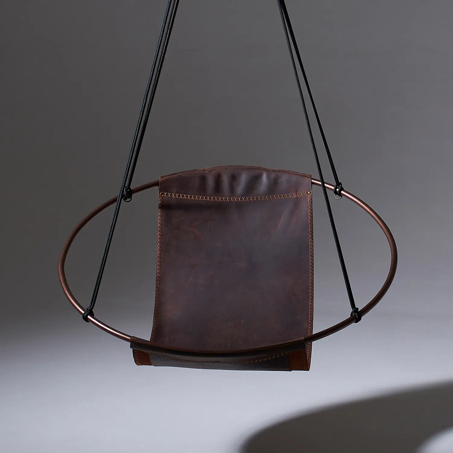 Studio Stirling - Sling Hanging Chair - Oil Tan Leather