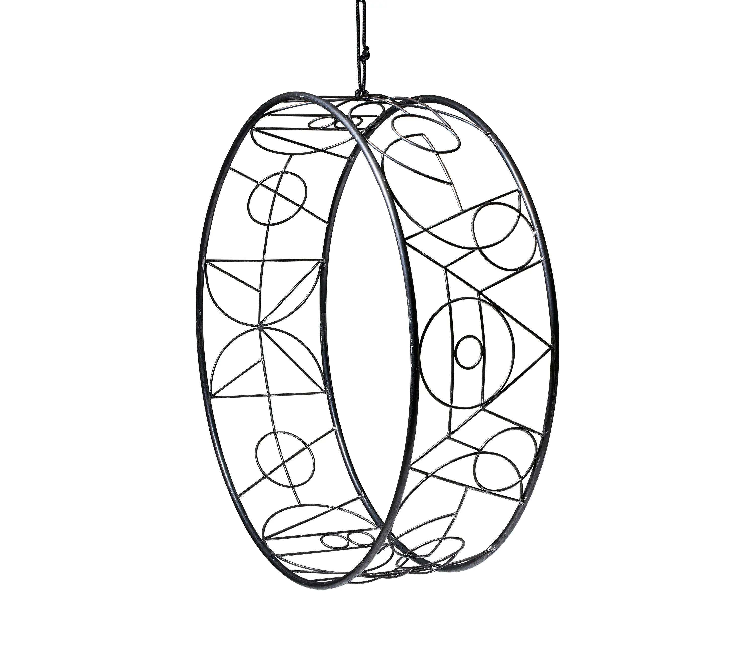 Studio Stirling - Wheel Hanging Swing Chair - Ndebele