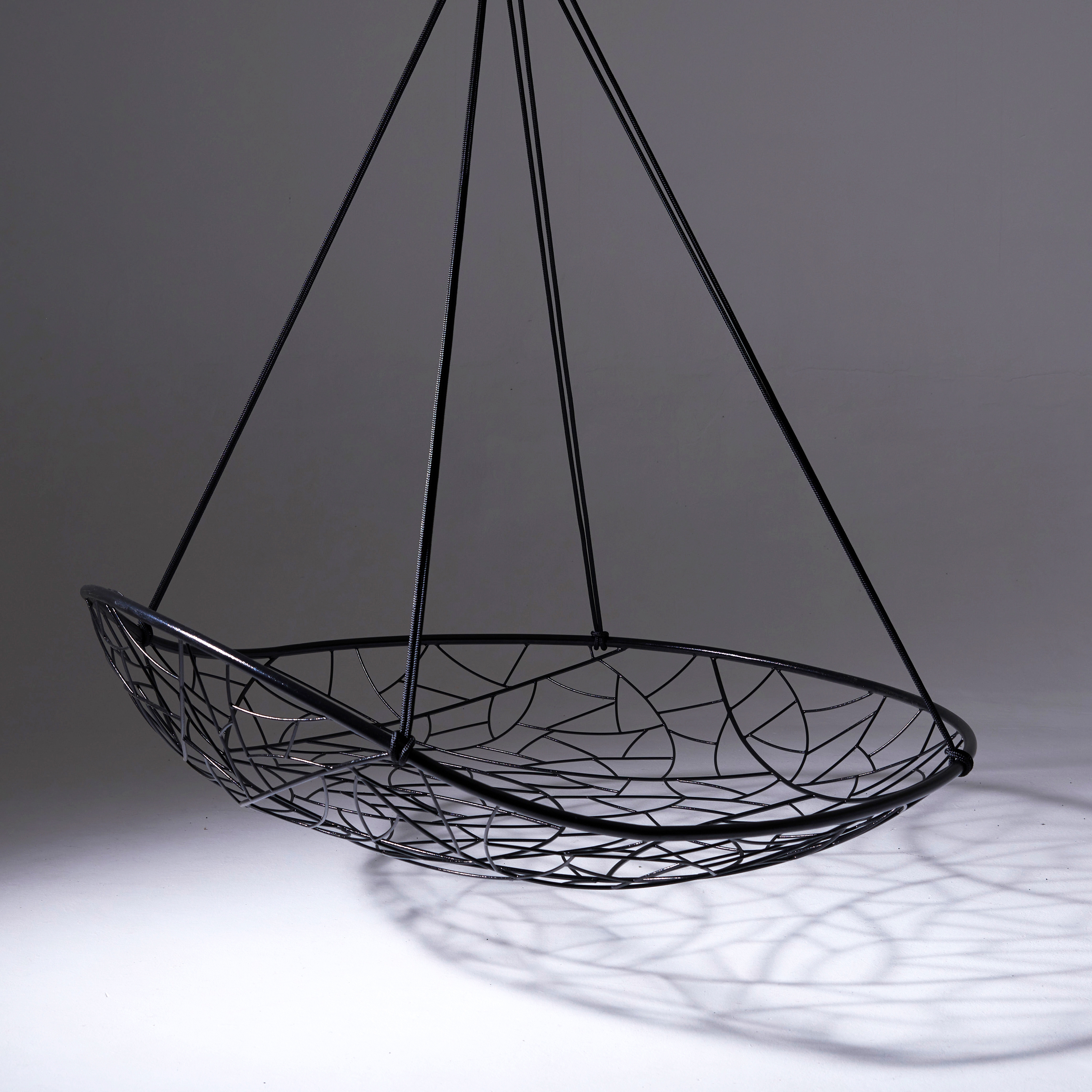 Display product Big Basket Hanging Lounger - Black from manufacturer Studio Stirling
