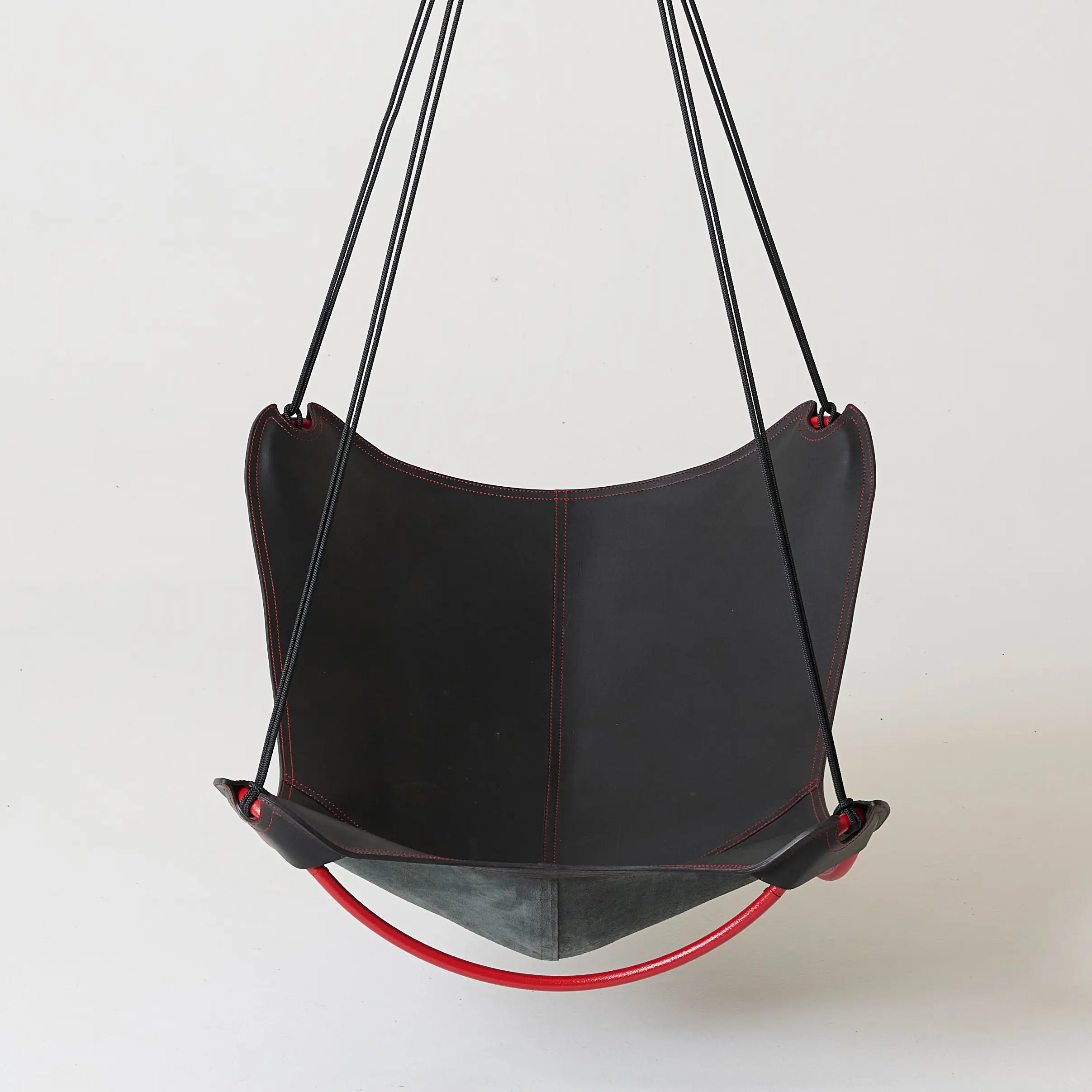 Studio Stirling - Butterfly Hanging Chair Black with Red Frame