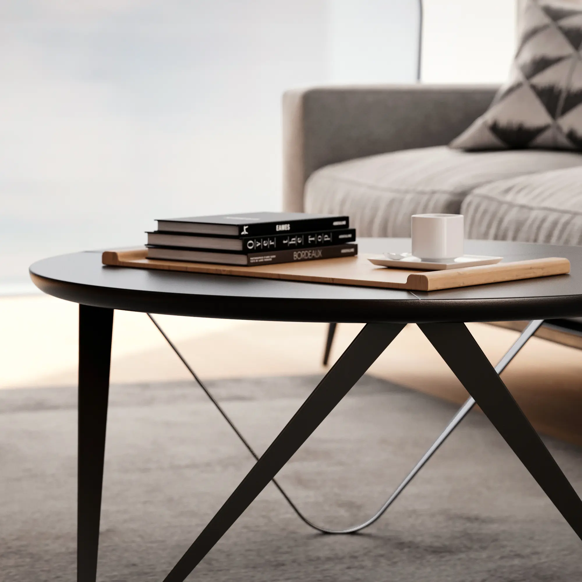 Joval - Chronos Table basse | chêne massif