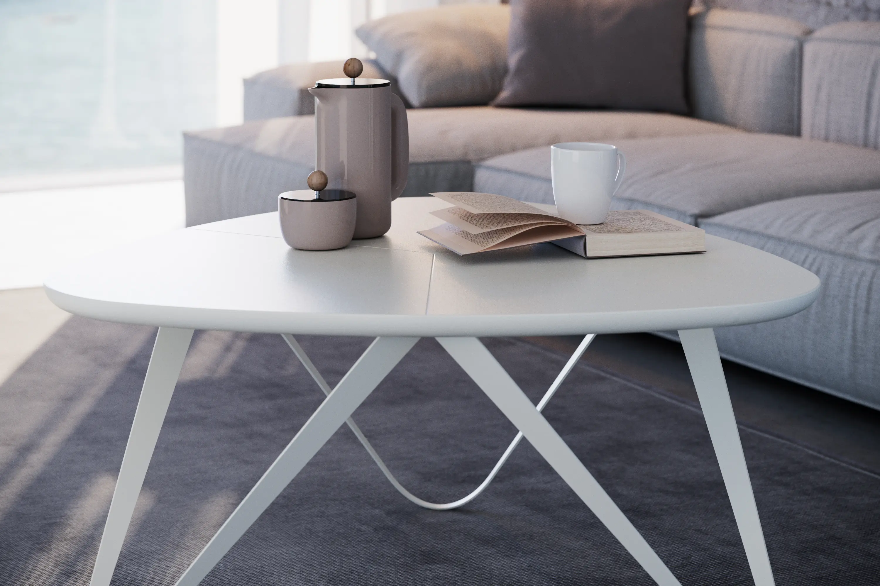 Joval - Plektron Table basse | chêne massif