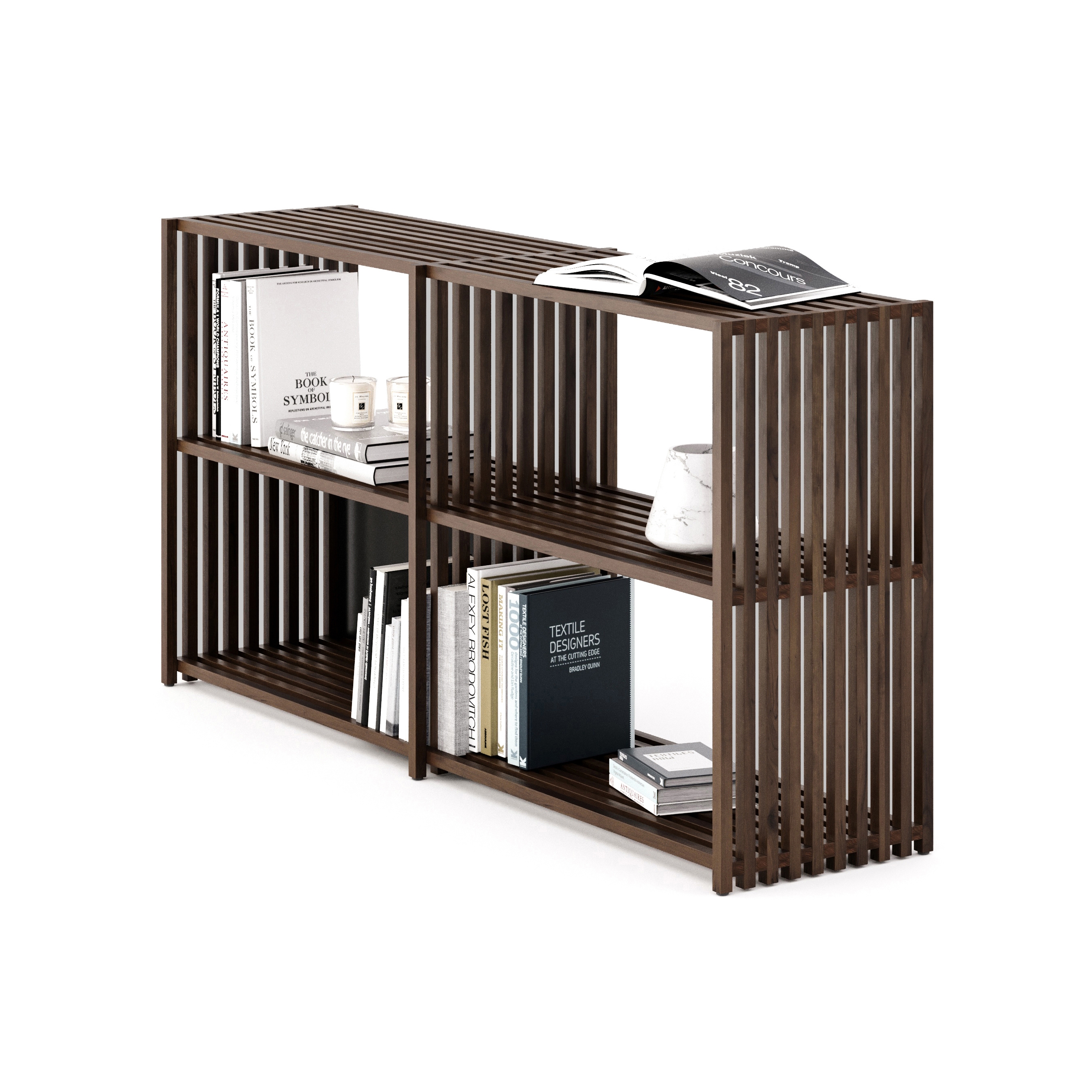 Afficher le produit REBAR Système d'étagères pliables noyer / buffet 2.2 du fabricant Joval