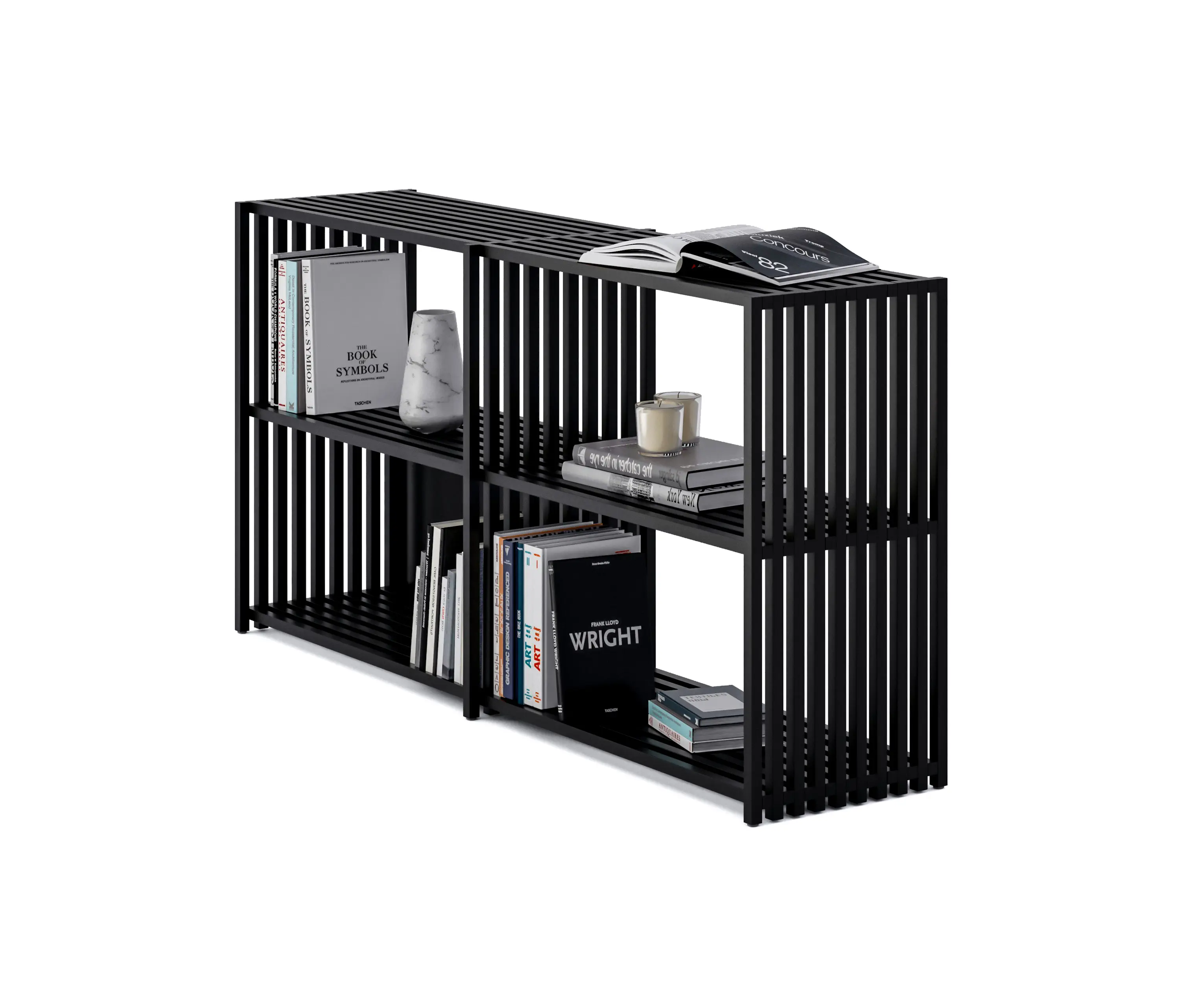 Joval - REBAR Sistema di ripiani pieghevoli nero nero / credenza 2.2