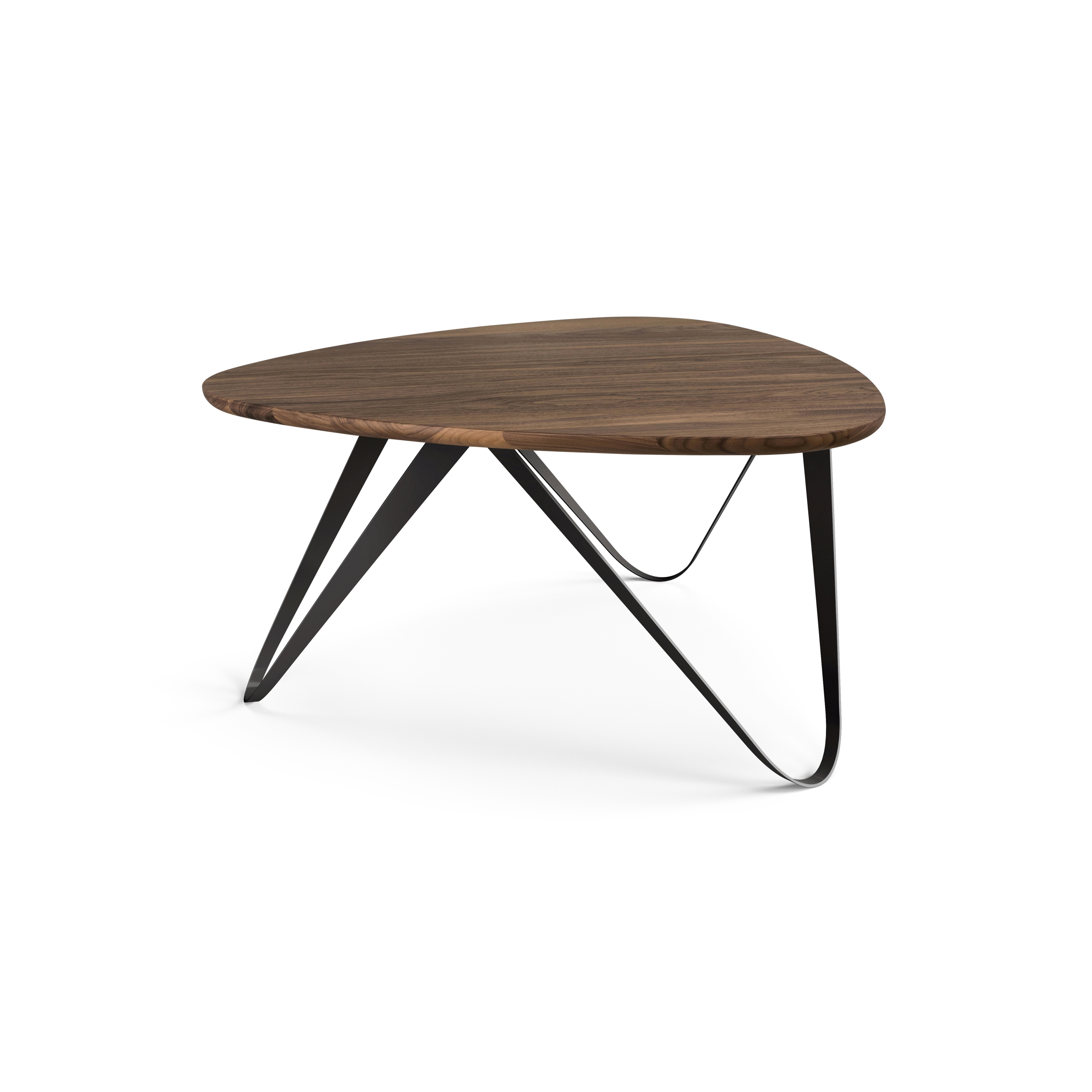 Afficher le produit Plektron Table basse | bois massif noyer américain du fabricant Joval