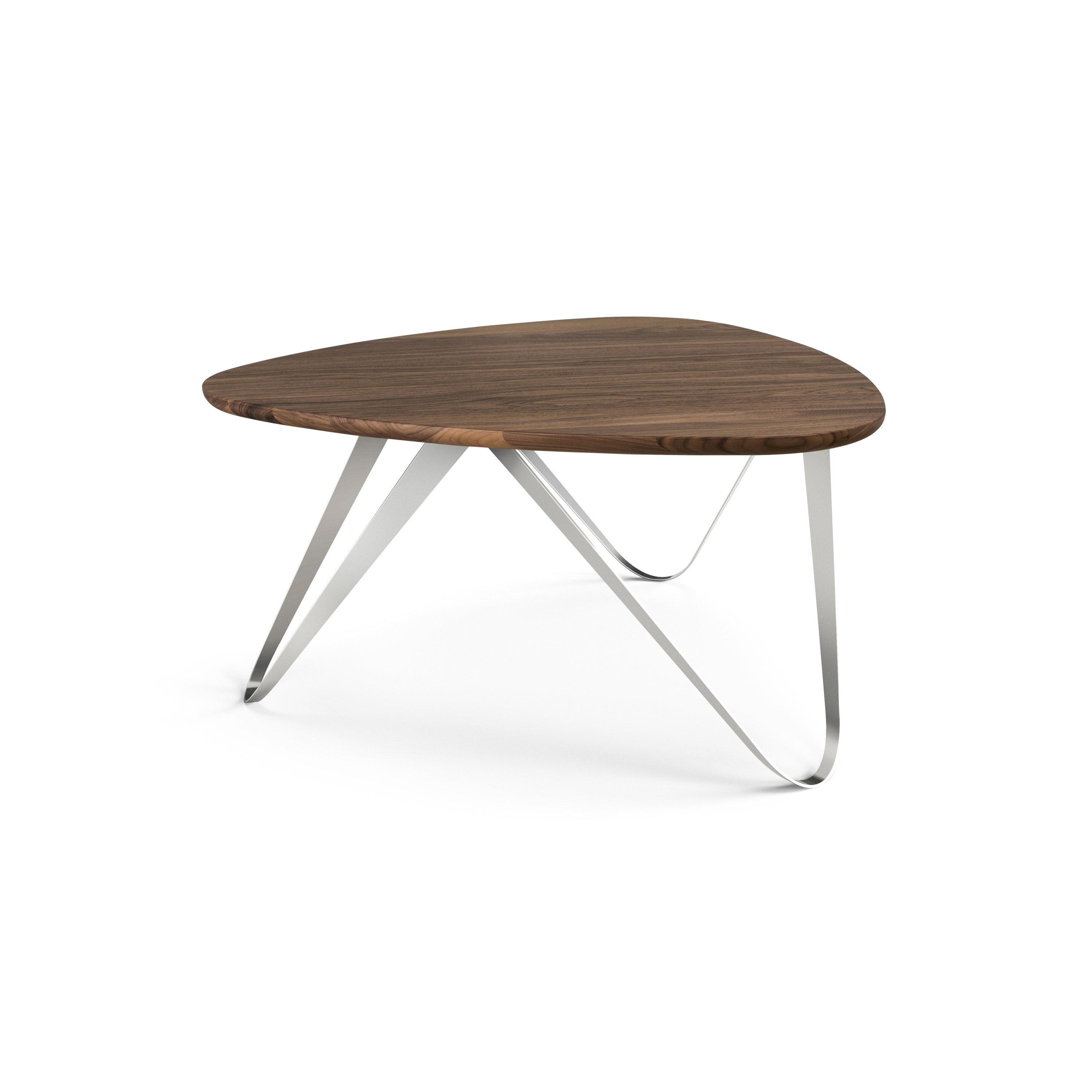 Afficher le produit Plektron Table basse | bois massif noyer américain du fabricant Joval