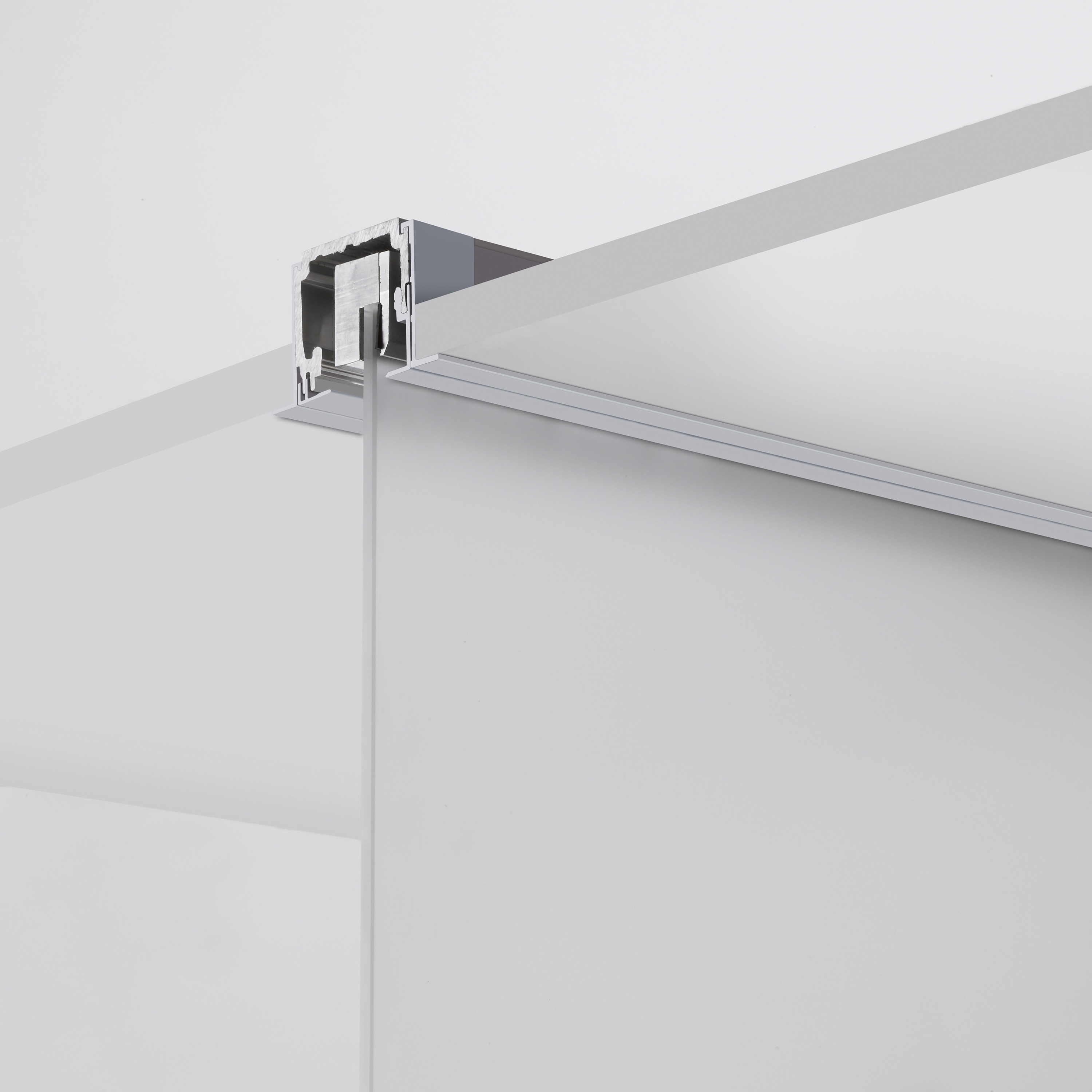 Display product Invisibile Telescopico V-7100 from manufacturer Metalglas Bonomi