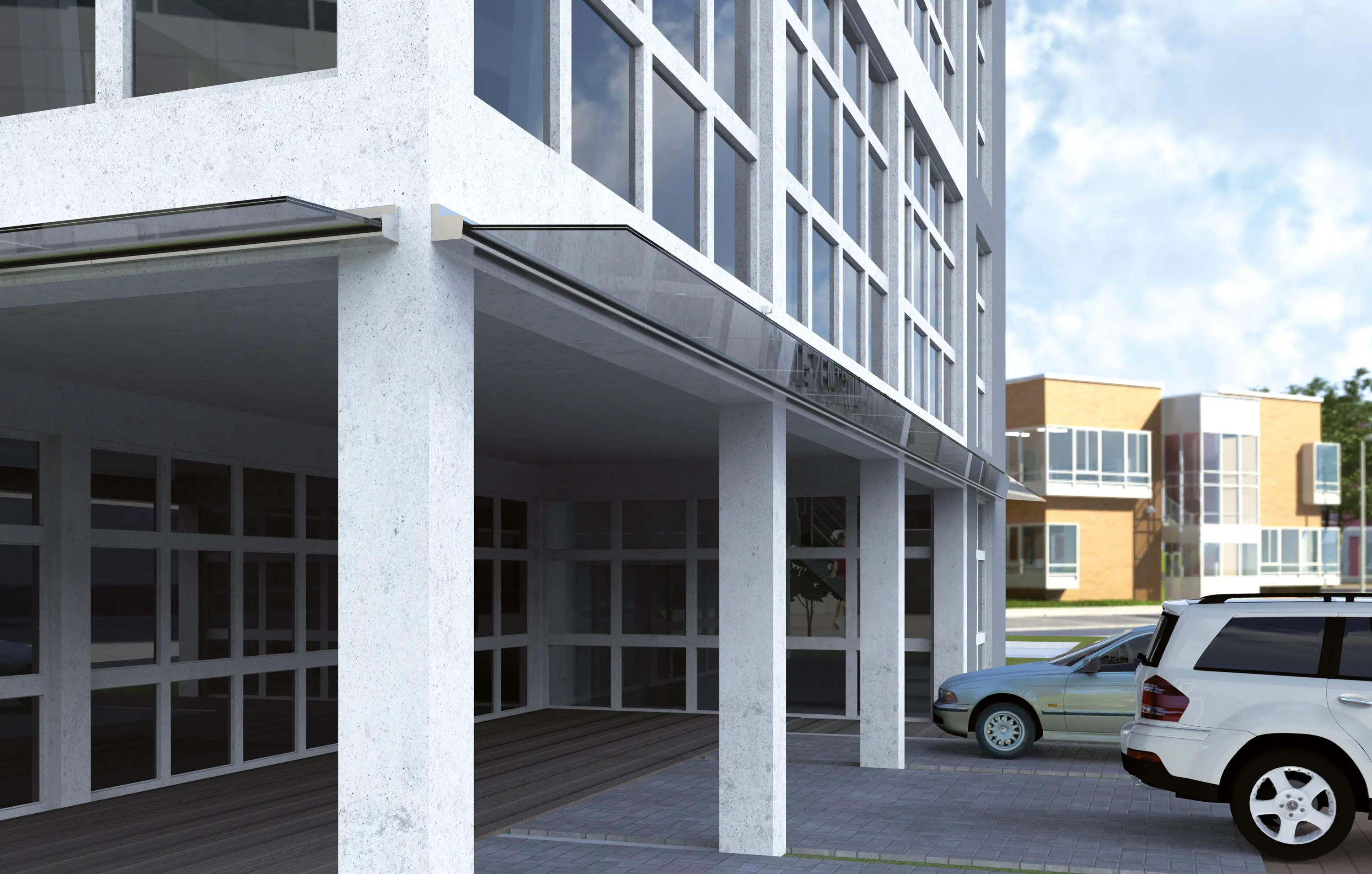 Metalglas Bonomi - Maxima glass canopy system B-4040