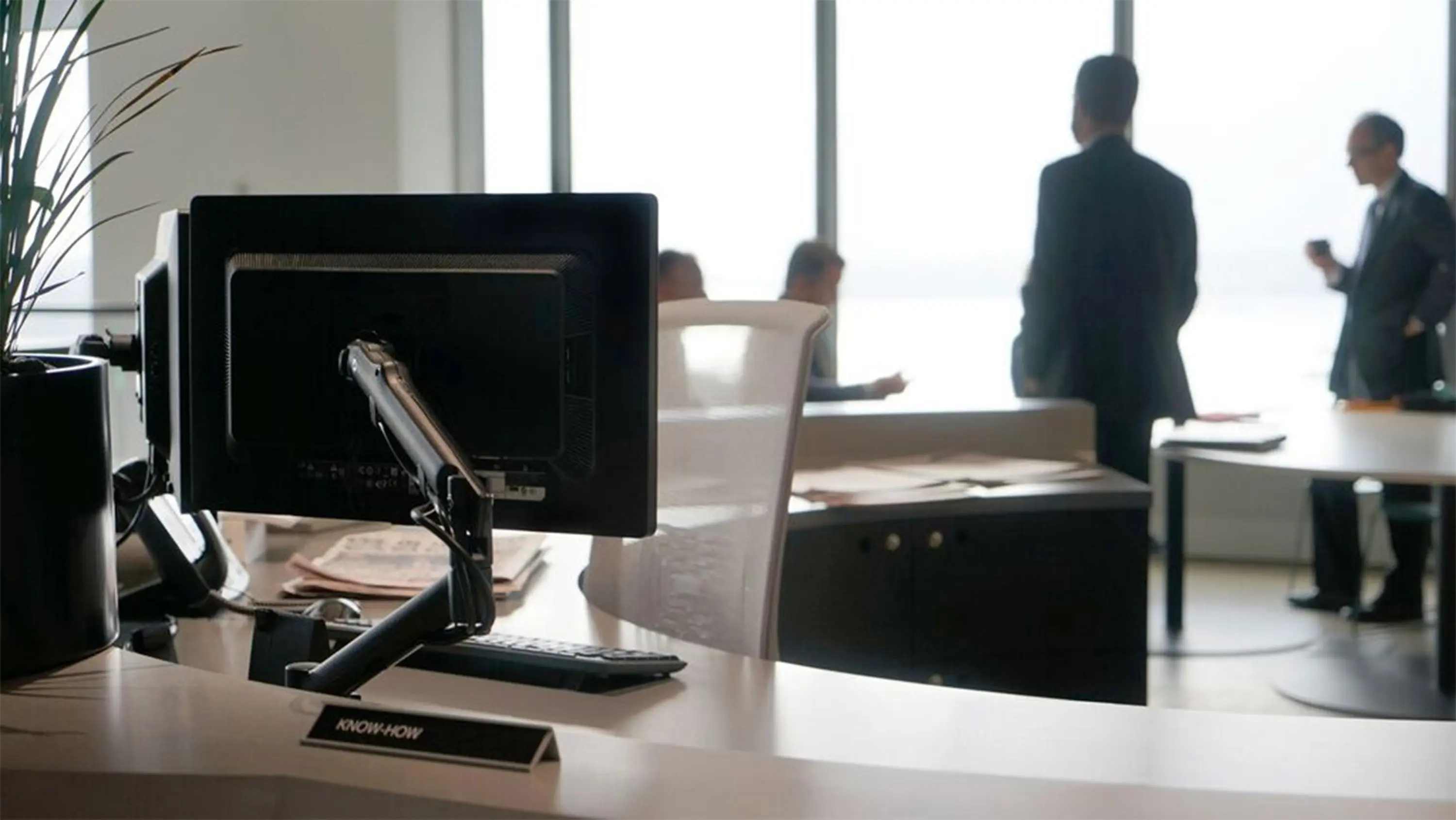 Atdec - Interactive | 618mm Dynamic Arm Single Monitor Desk Mount AWMS-DB