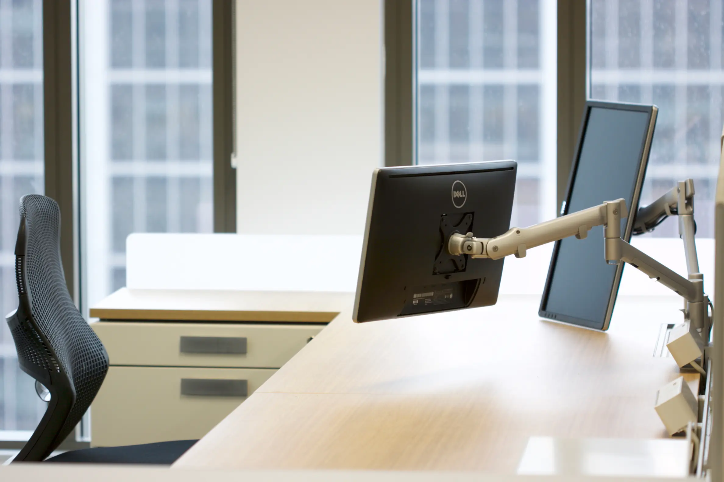 Atdec - Interactive | 618mm Dynamic Arm Single Monitor Desk Mount AWMS-DB