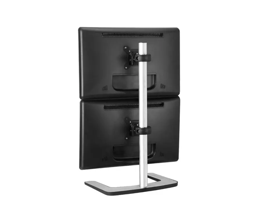 Atdec - Set & Forget | Dual Display Vertical Mount with a Freestanding Base VFS-DV