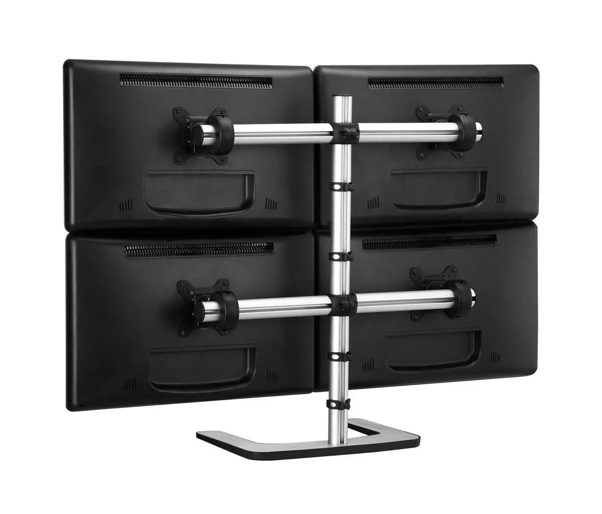 Atdec - Set & Forget | Freestanding Four Display Mount VFS-Q