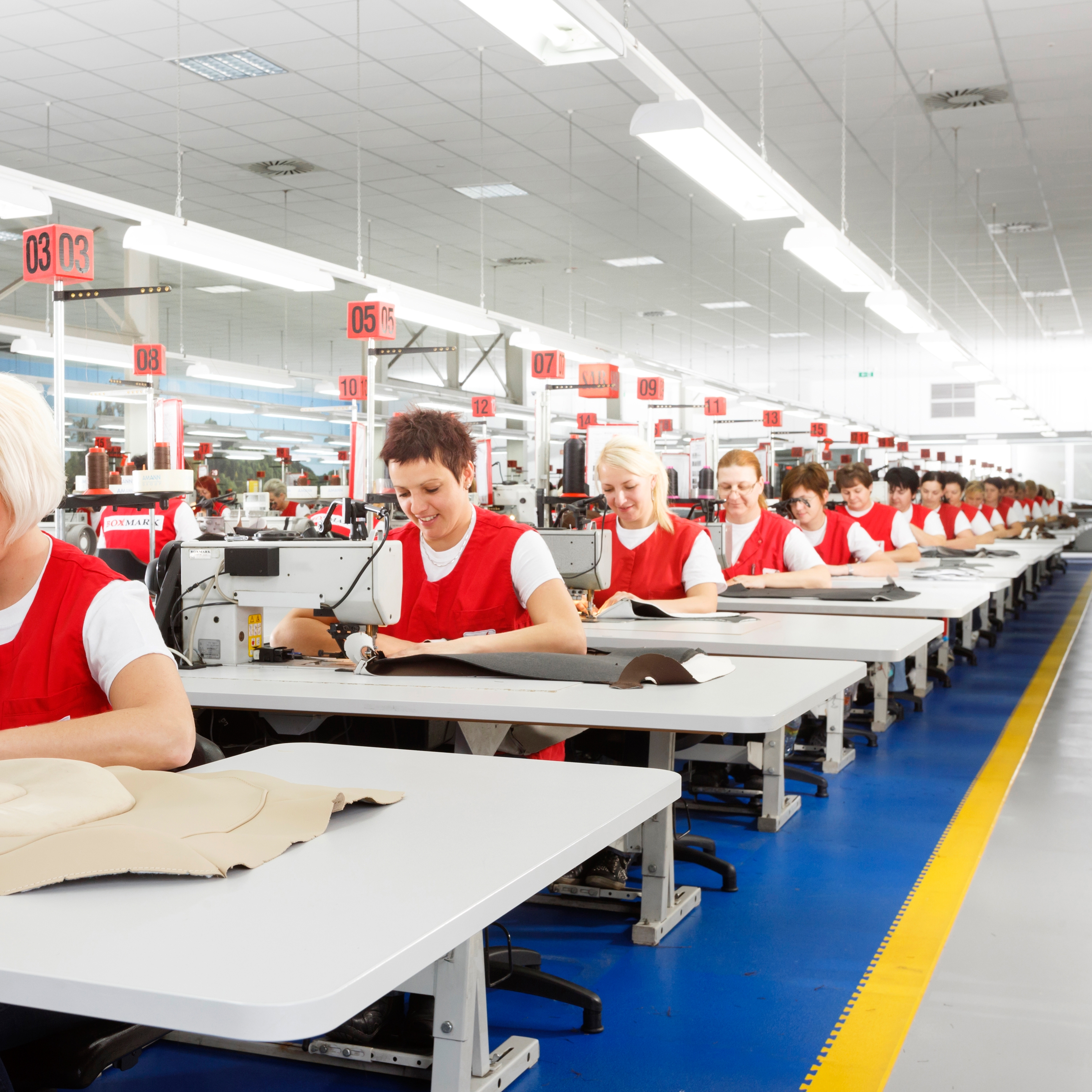 Display product Sewing from manufacturer BOXMARK Leather GmbH & Co KG
