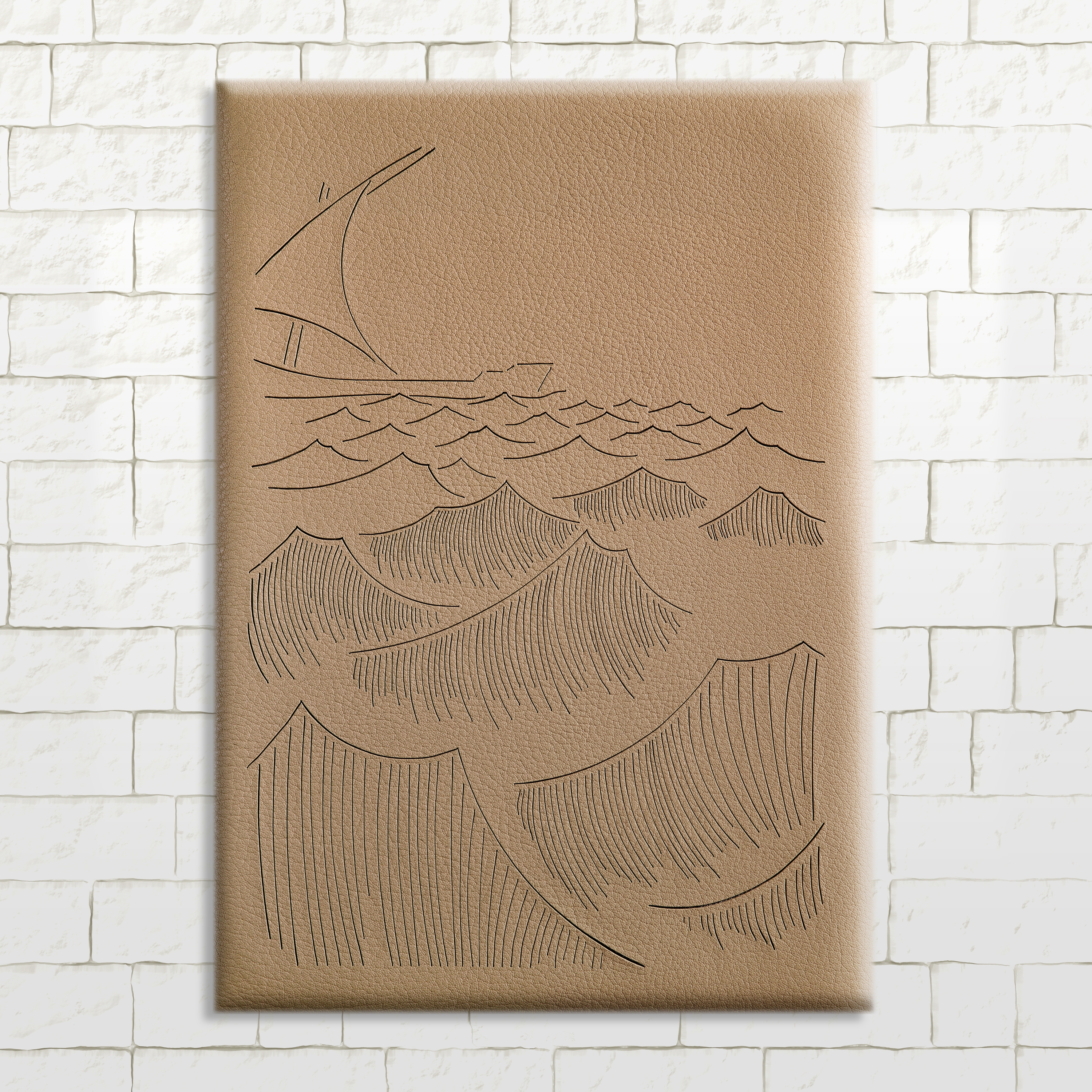 Display product 3D Wall Panels from manufacturer BOXMARK Leather GmbH & Co KG
