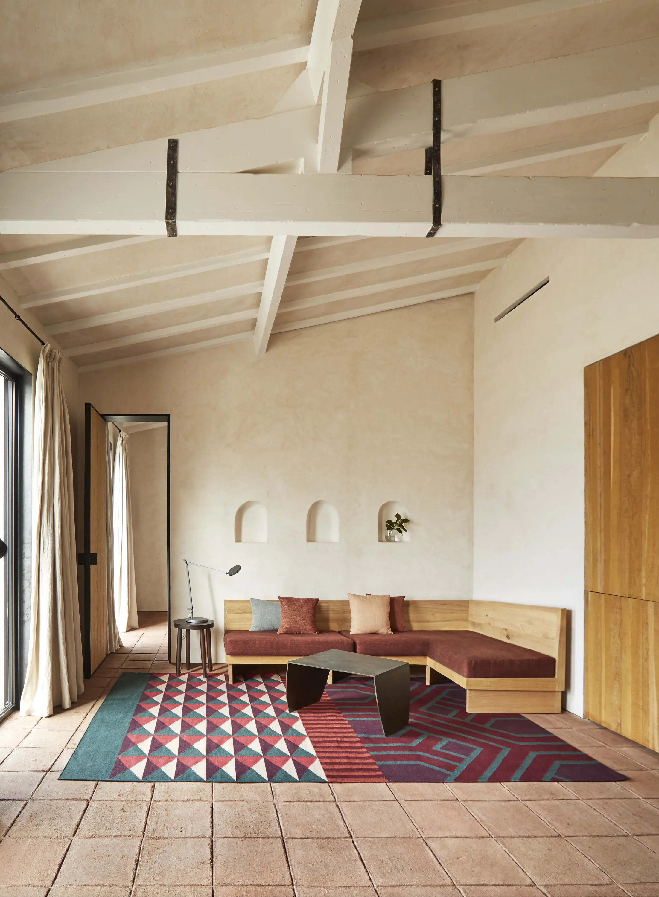 GAN - Ndebele Rug Red