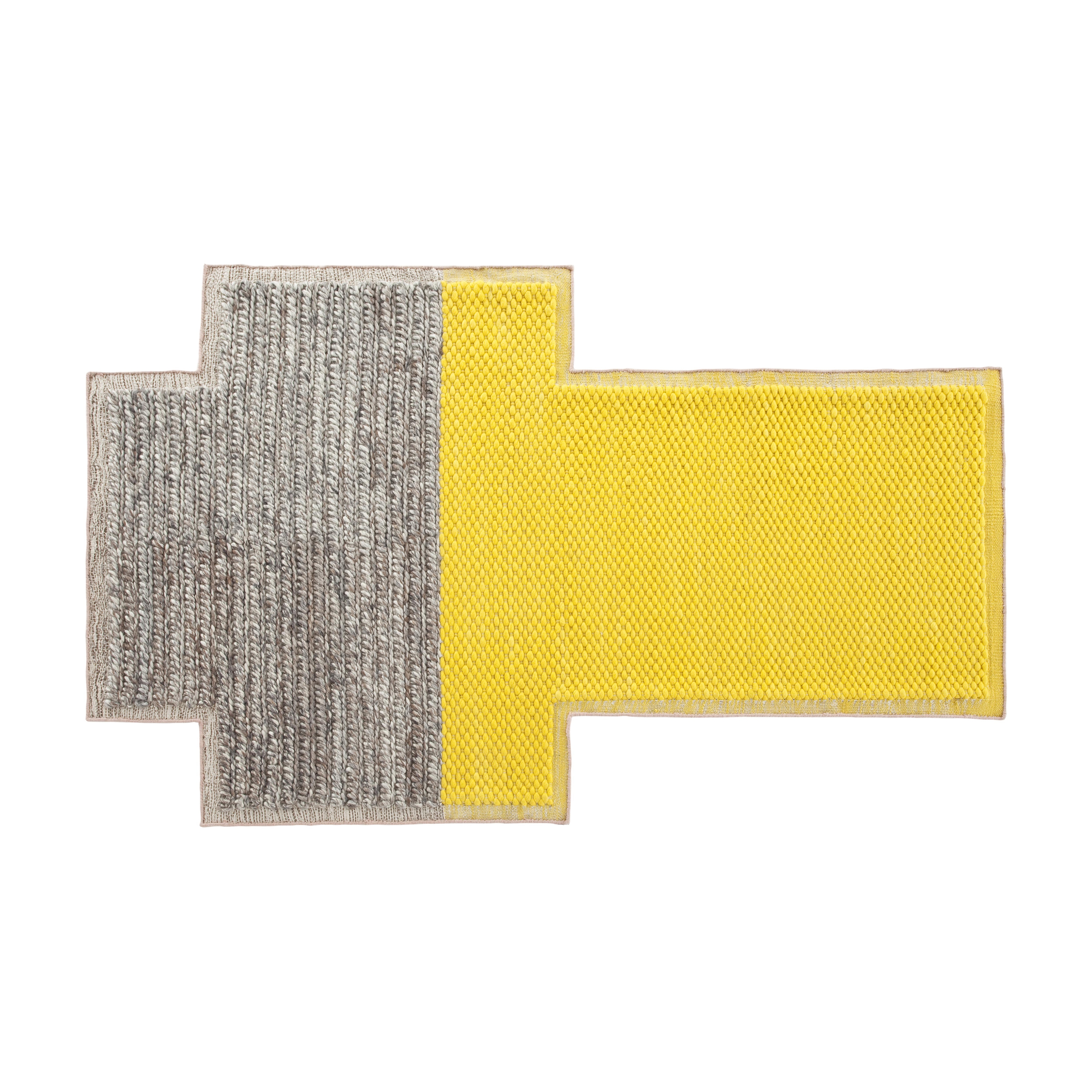 Produkt Mangas Space Rug Plait Yellow 1 des Herstellers GAN anzeigen