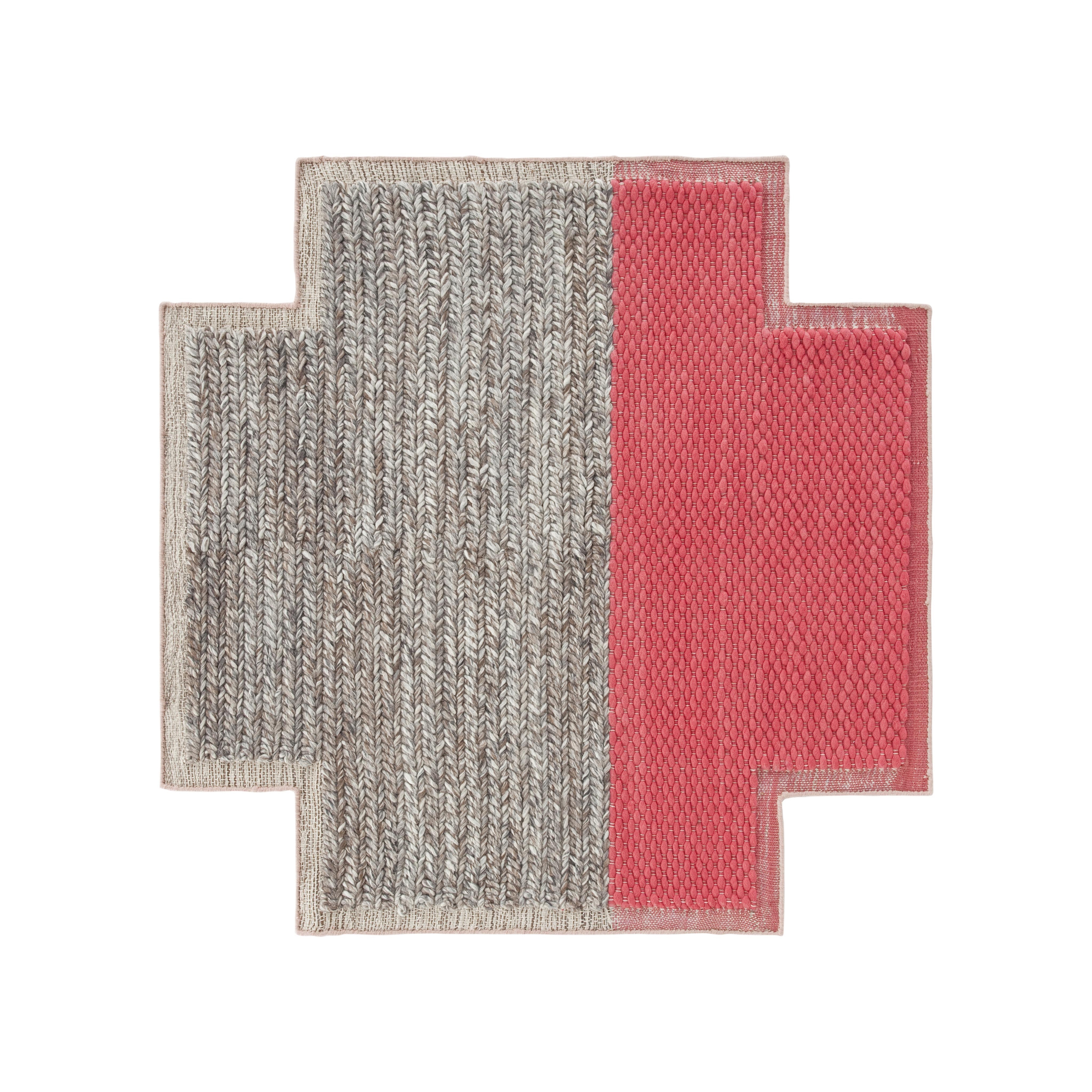 Display product Mangas Space Rug Plait Square Coral 6 from manufacturer GAN