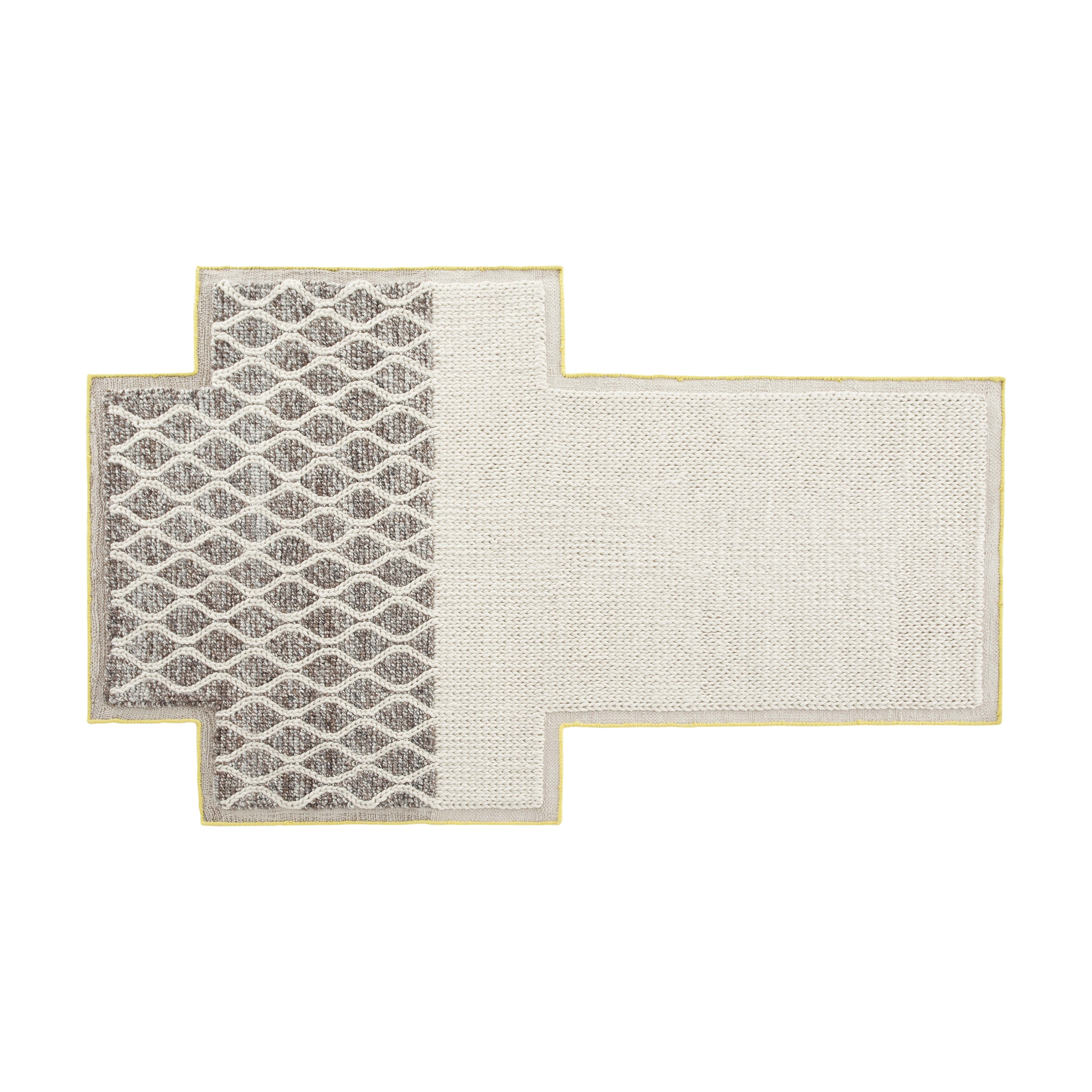 Display product Mangas Space Rug Rhombus Ivory 4 from manufacturer GAN