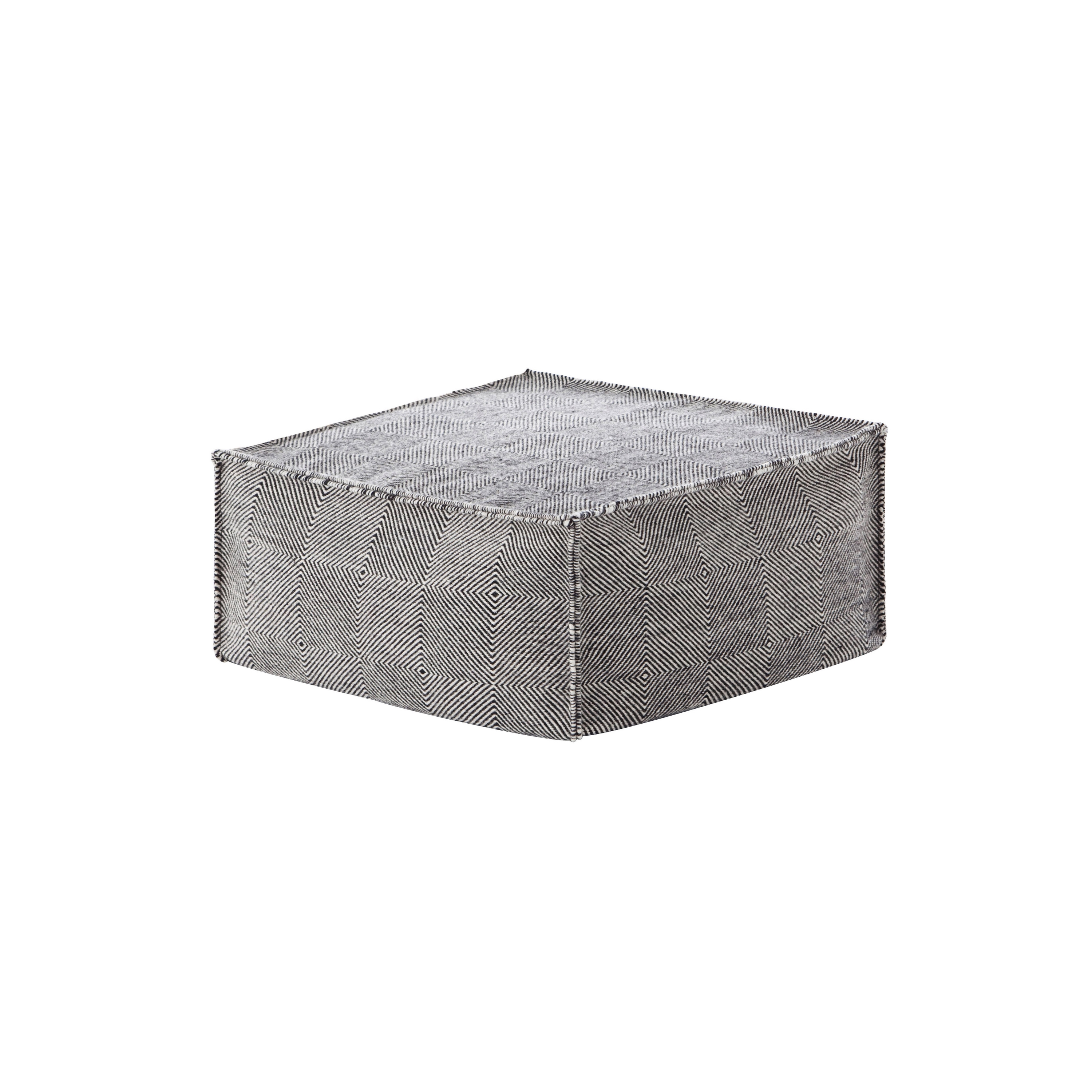 Display product Sail Pouf Square Black 3 from manufacturer GAN