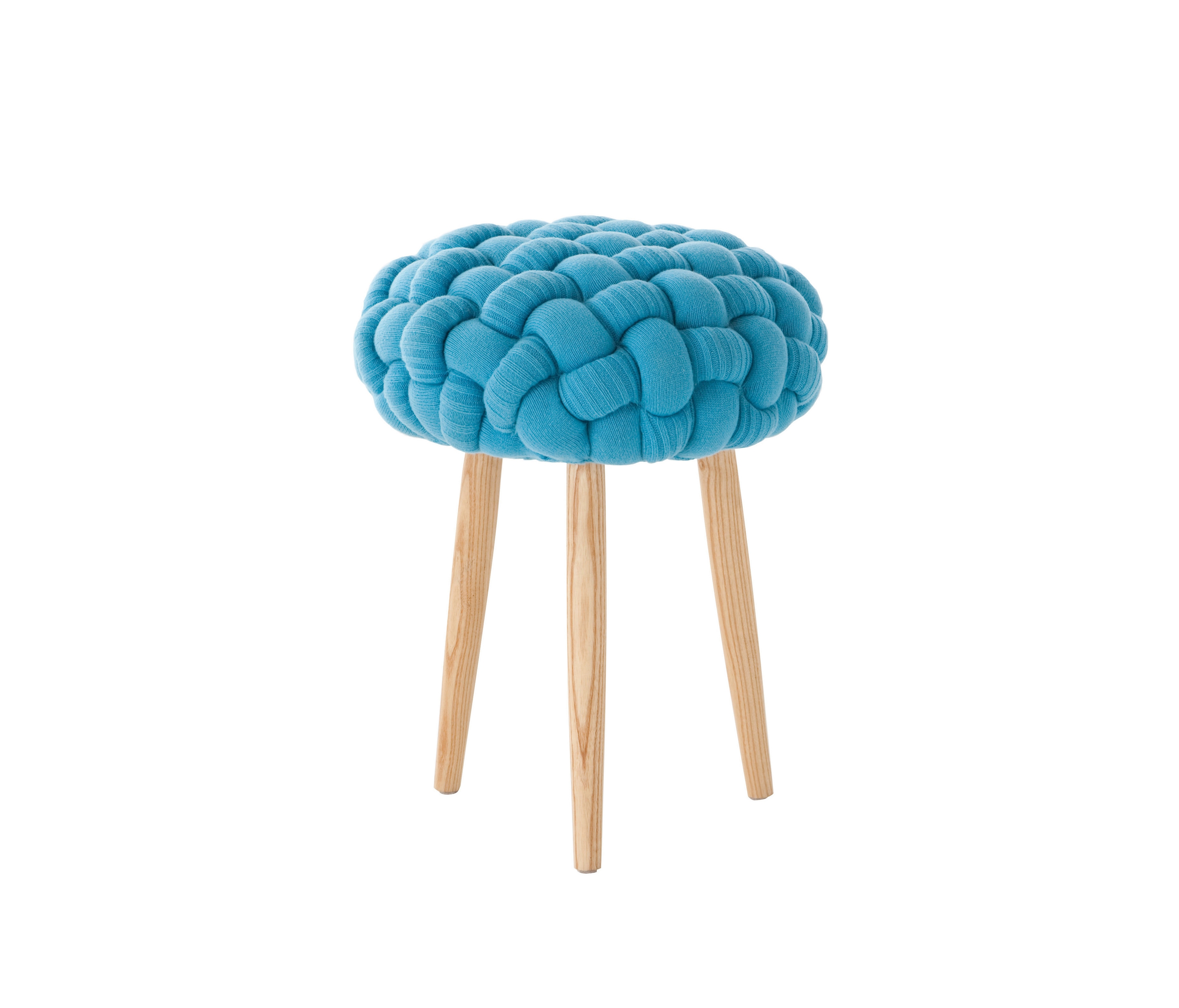 Display product Knitted Stool Blue 2 from manufacturer GAN