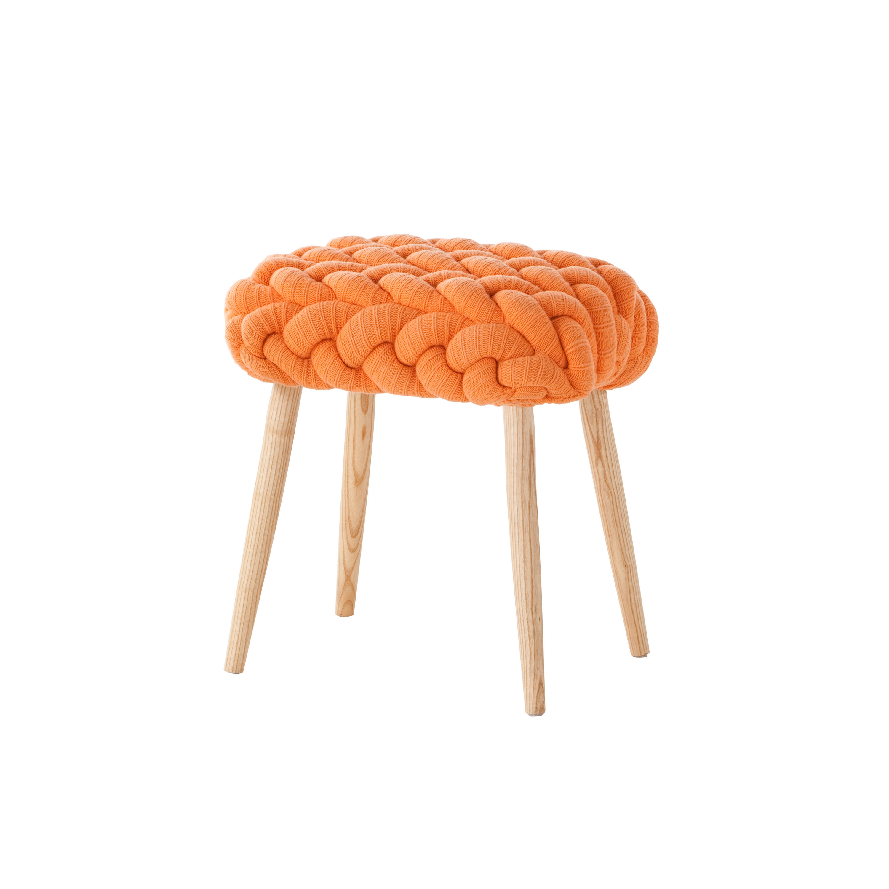Mostrar el producto Knitted Stool Naranja 3 del fabricante GAN