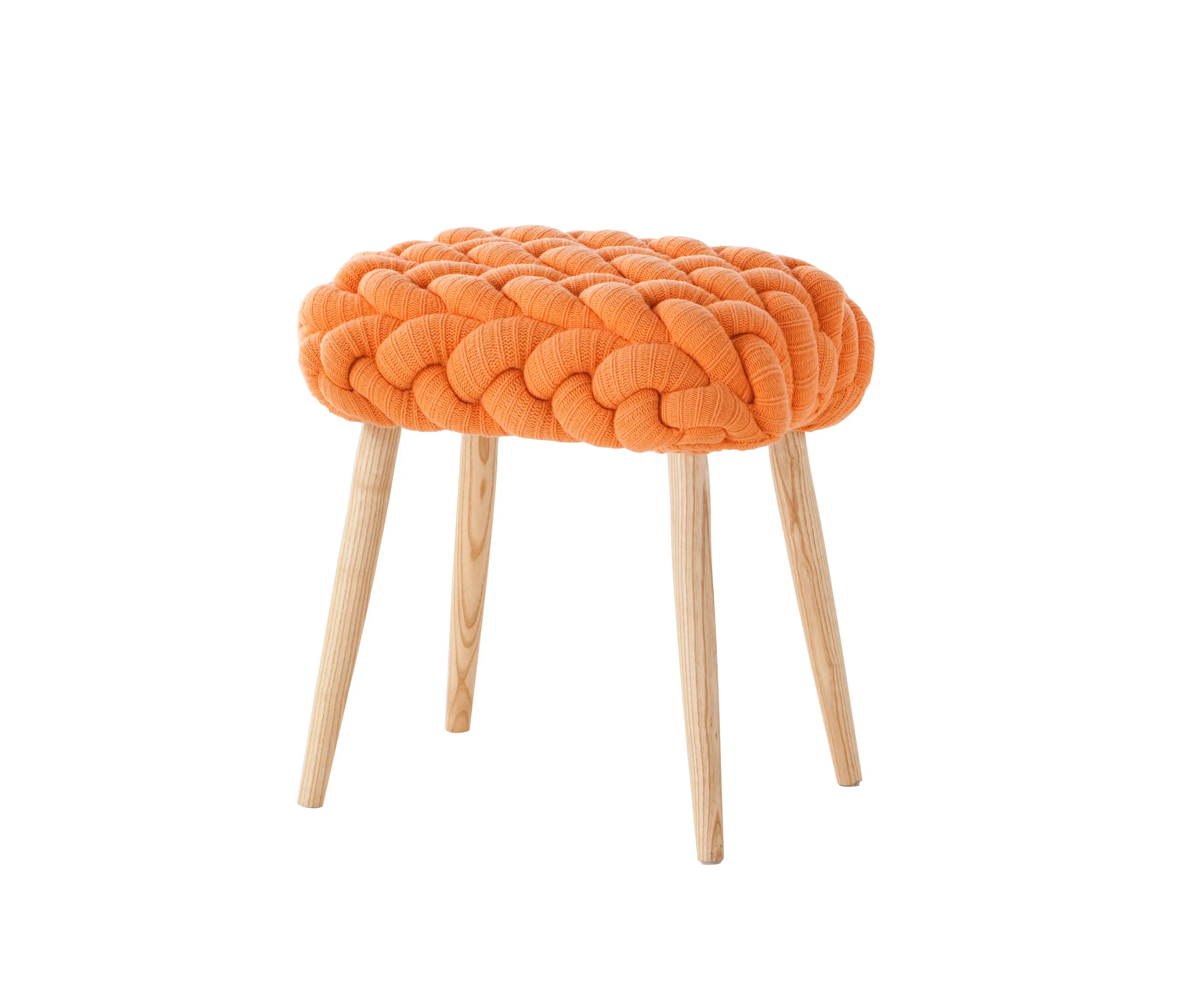 GAN - Knitted Stool Orange 3