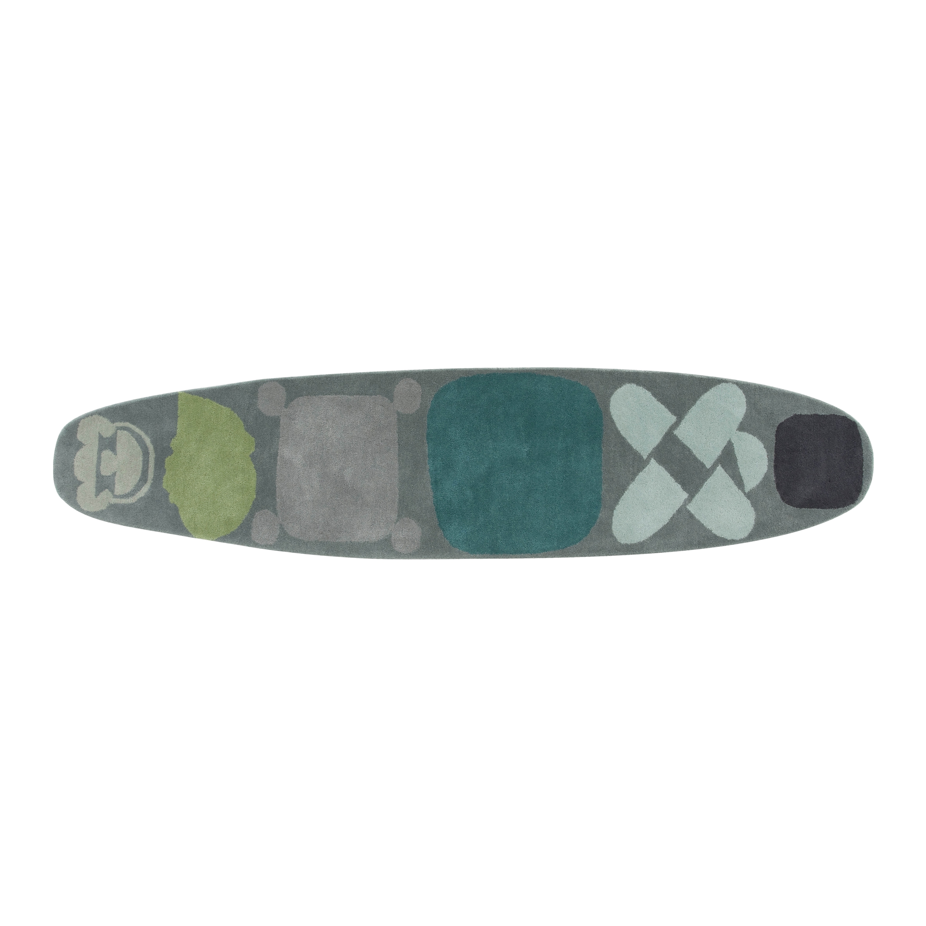 Produkt Surf Rug Race Índico Blue 1 des Herstellers GAN anzeigen