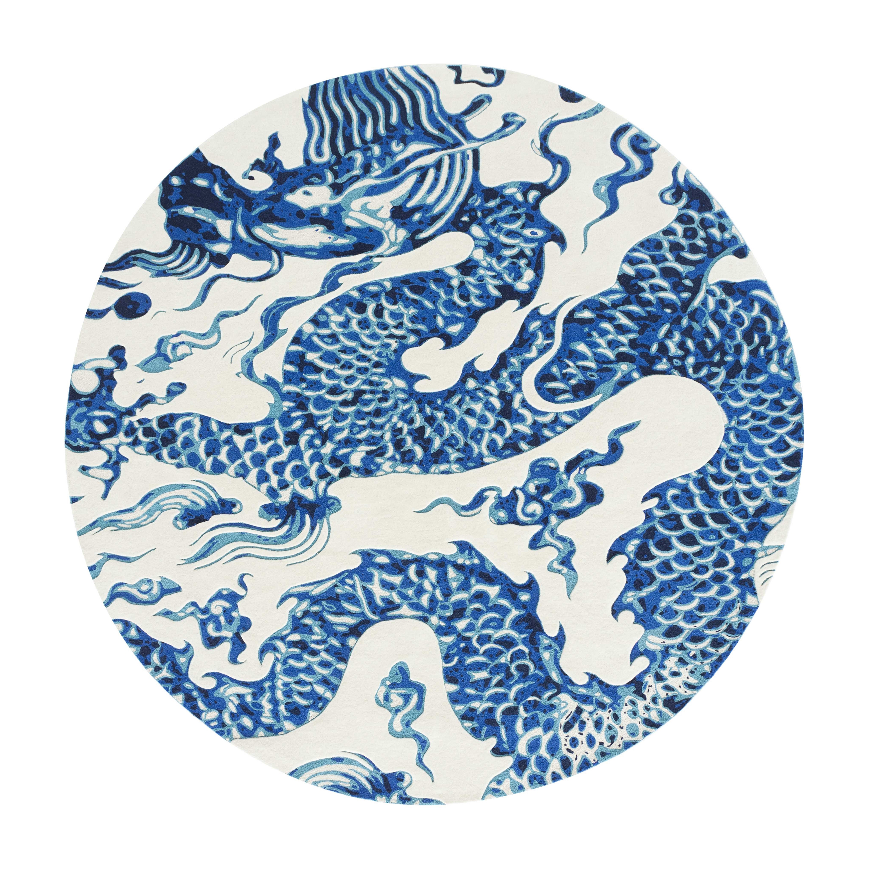 Display product Blue China Rug White 2 from manufacturer GAN