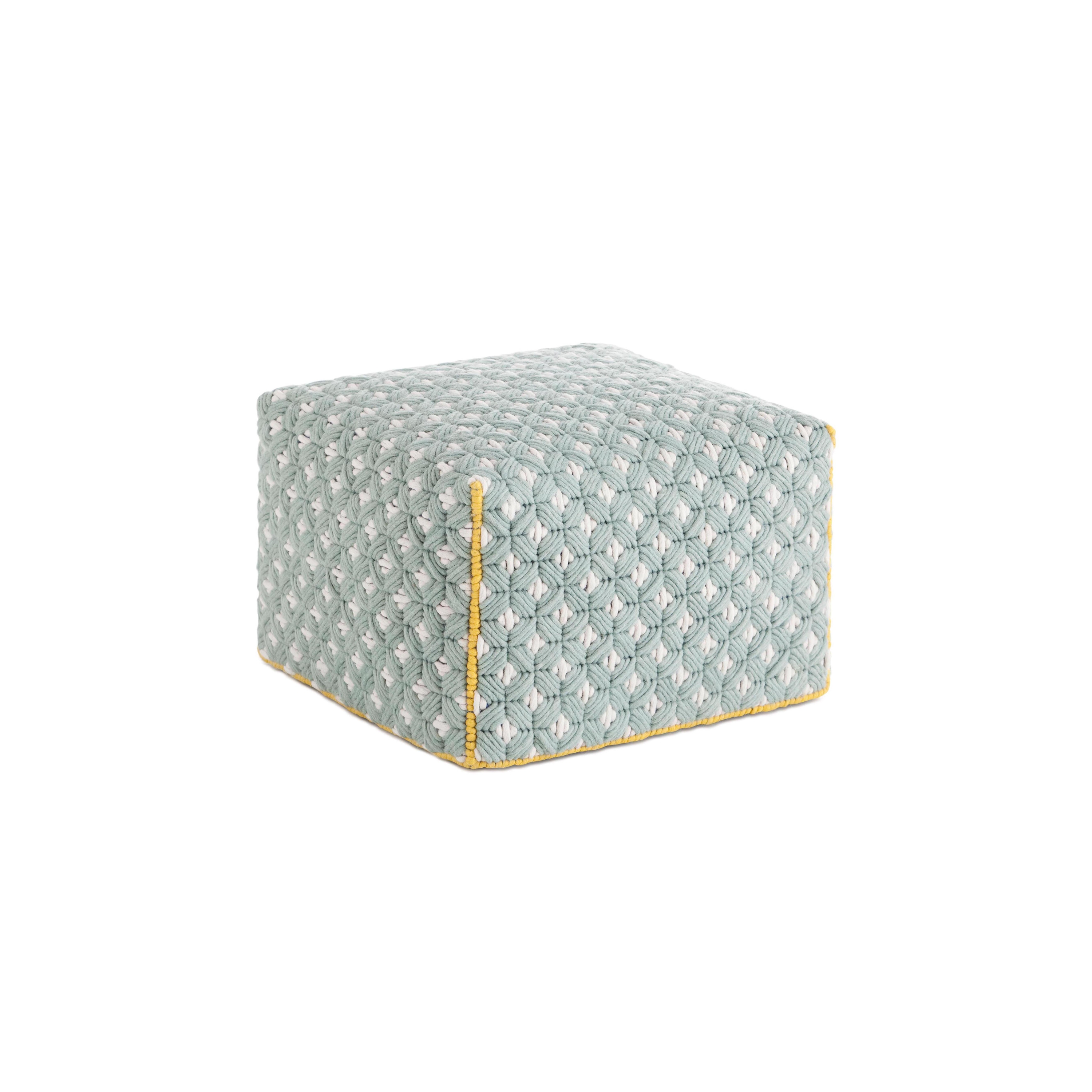 Silaï Small Pouf Celadon 6