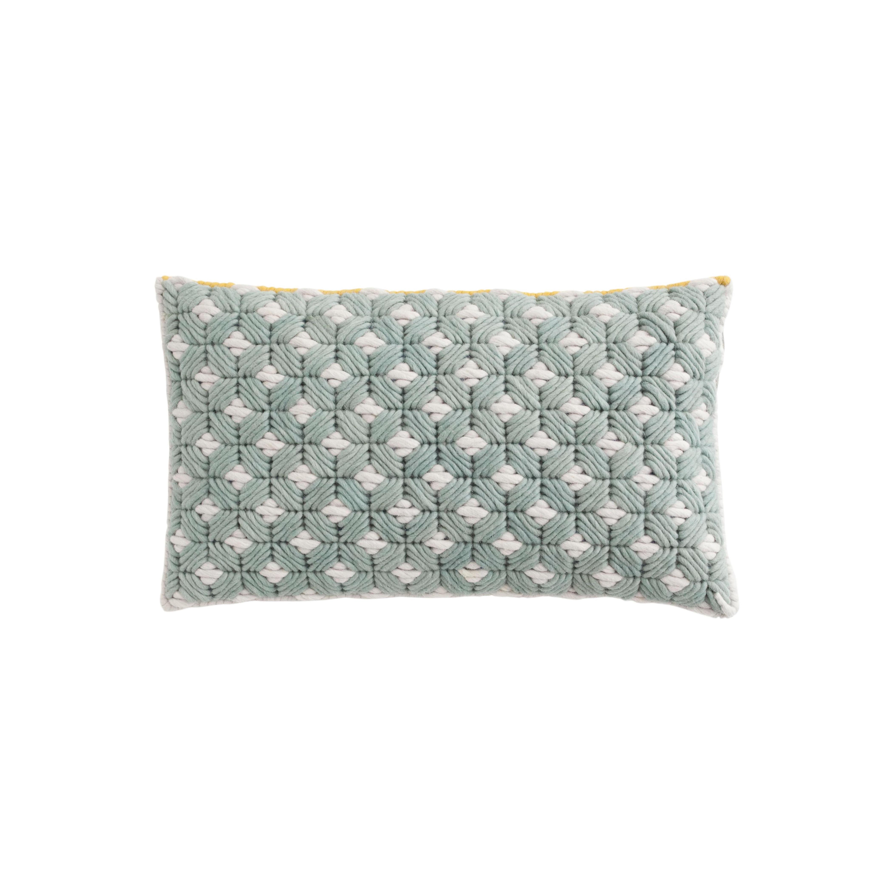Silaï Cushion Celadon/Light Grey 7