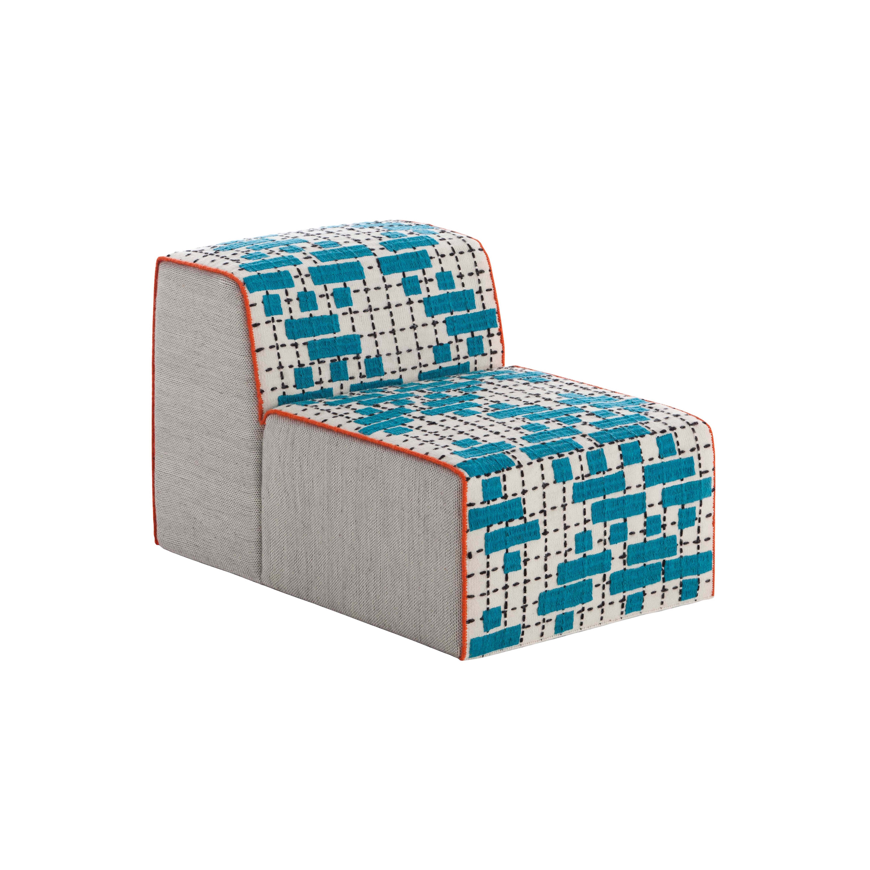 Display product Bandas Chair C Turquoise 15 from manufacturer GAN