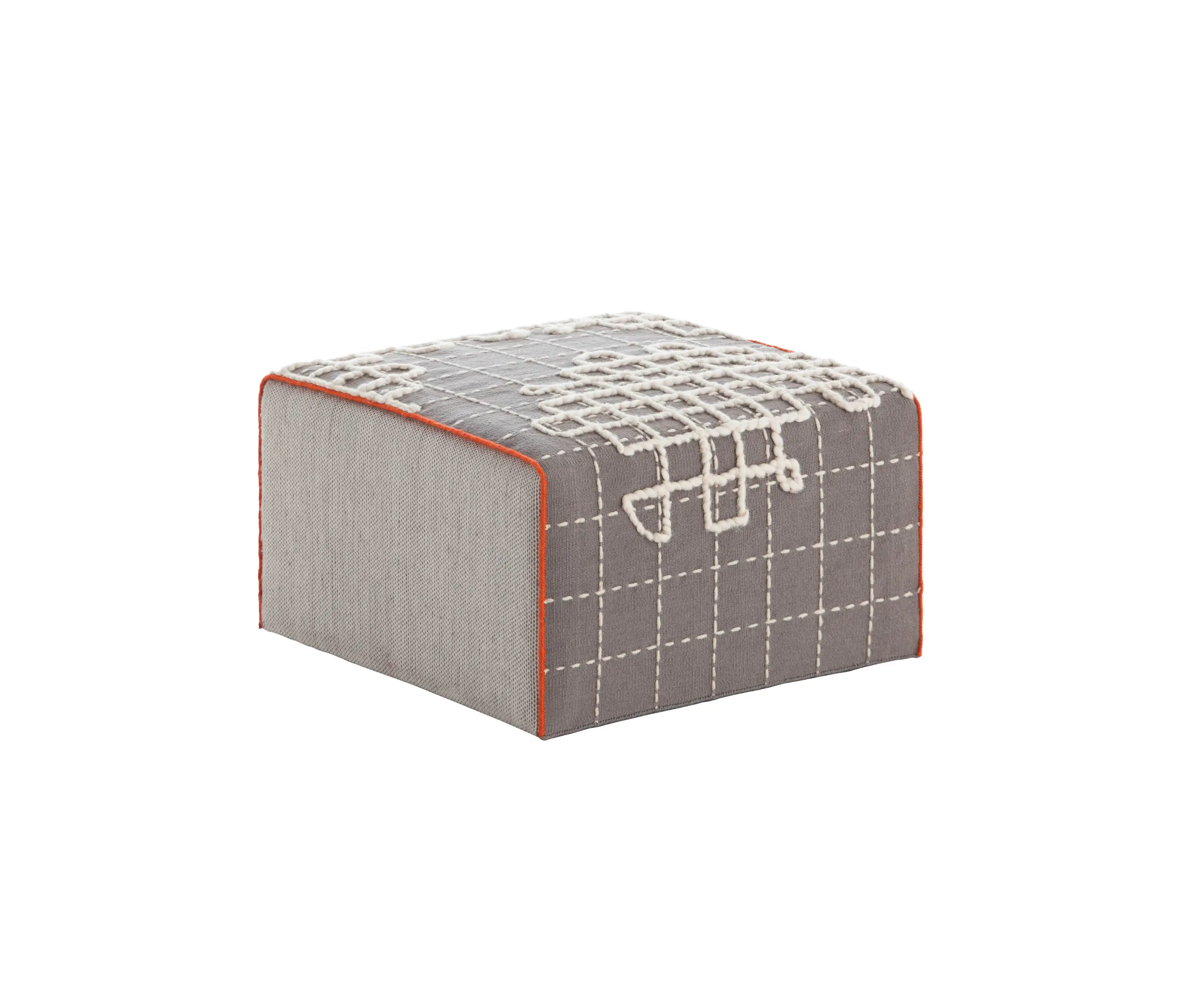 GAN - Bandas Small Pouf A Grey 32