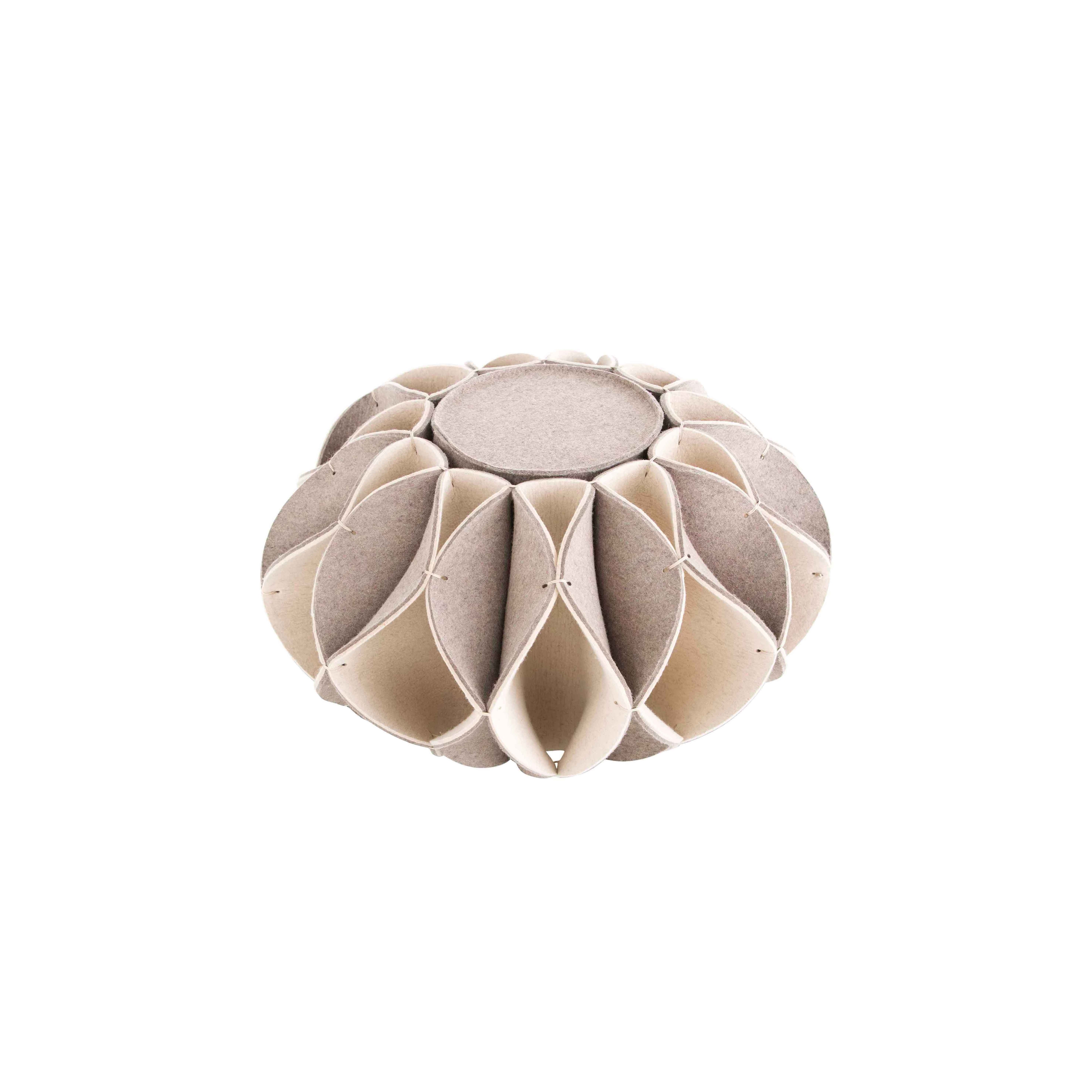 Ruff Pouf High Beige 2