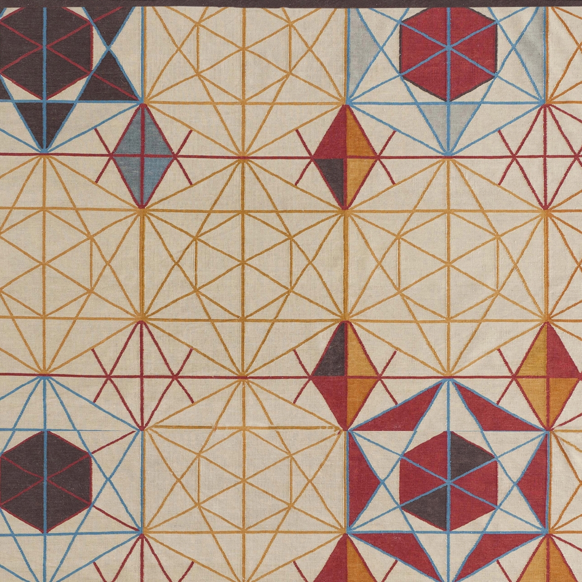 Mostrar el producto Hexa Rectangular Rug Orange 2 del fabricante GAN