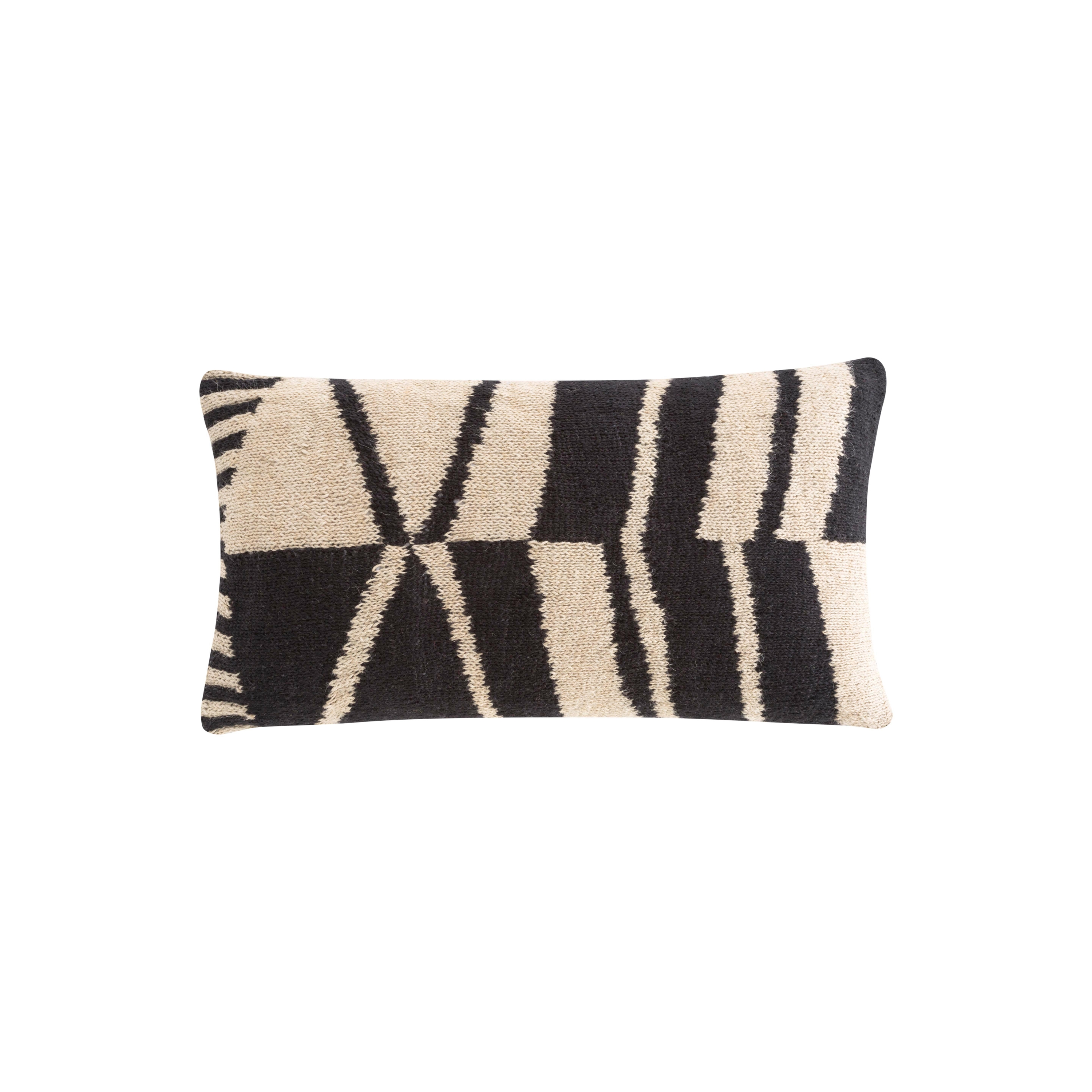 Display product Rustic Chic Geo Cushion 70 Black & White 3 from manufacturer GAN