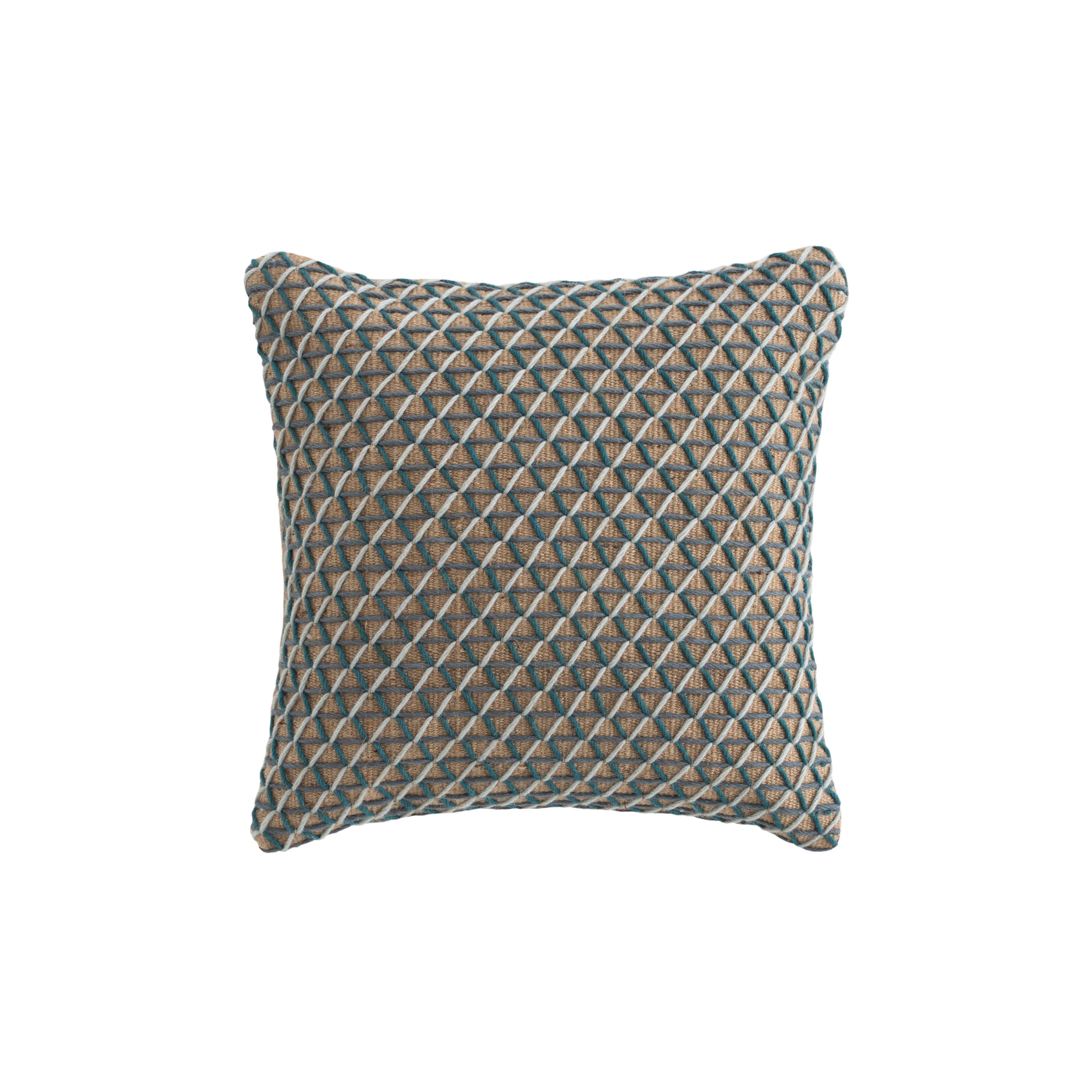Raw Cushion Blue 4