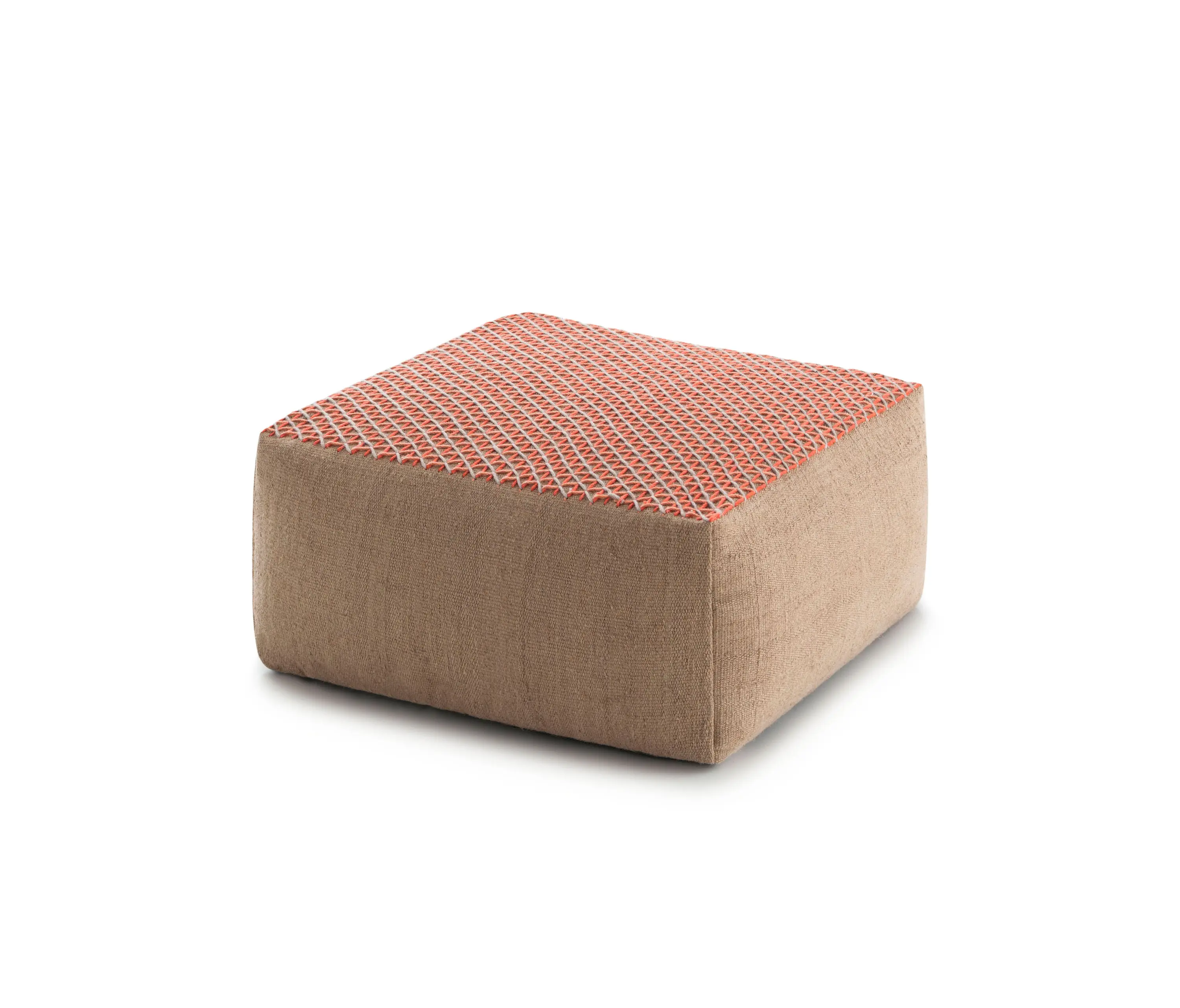GAN - Raw Small Pouf Pink 7