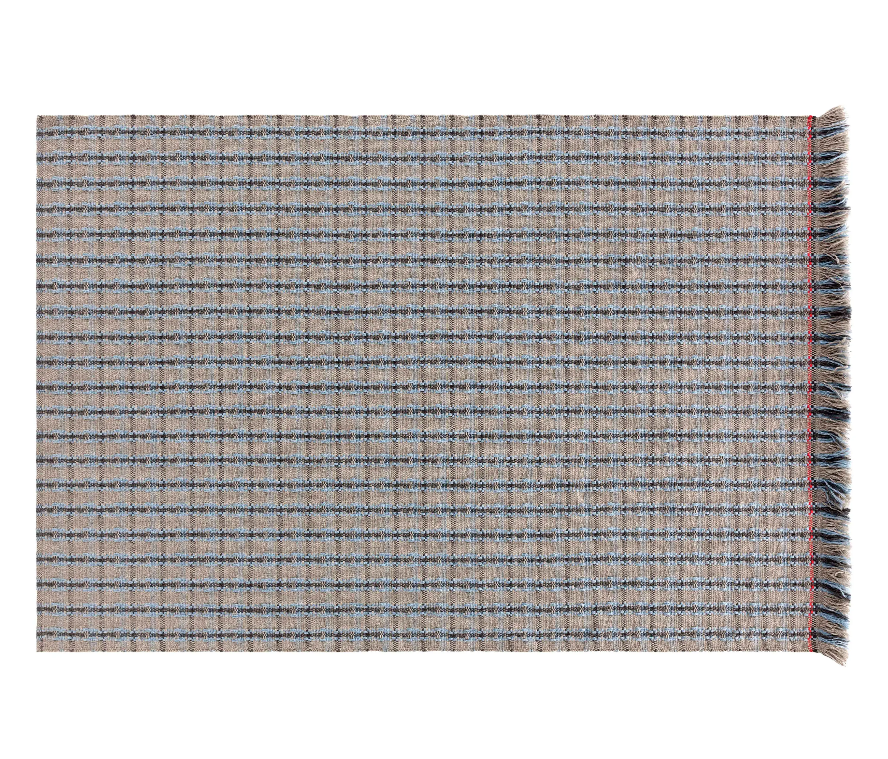 GAN - Garden Layers Rug Checks blue
