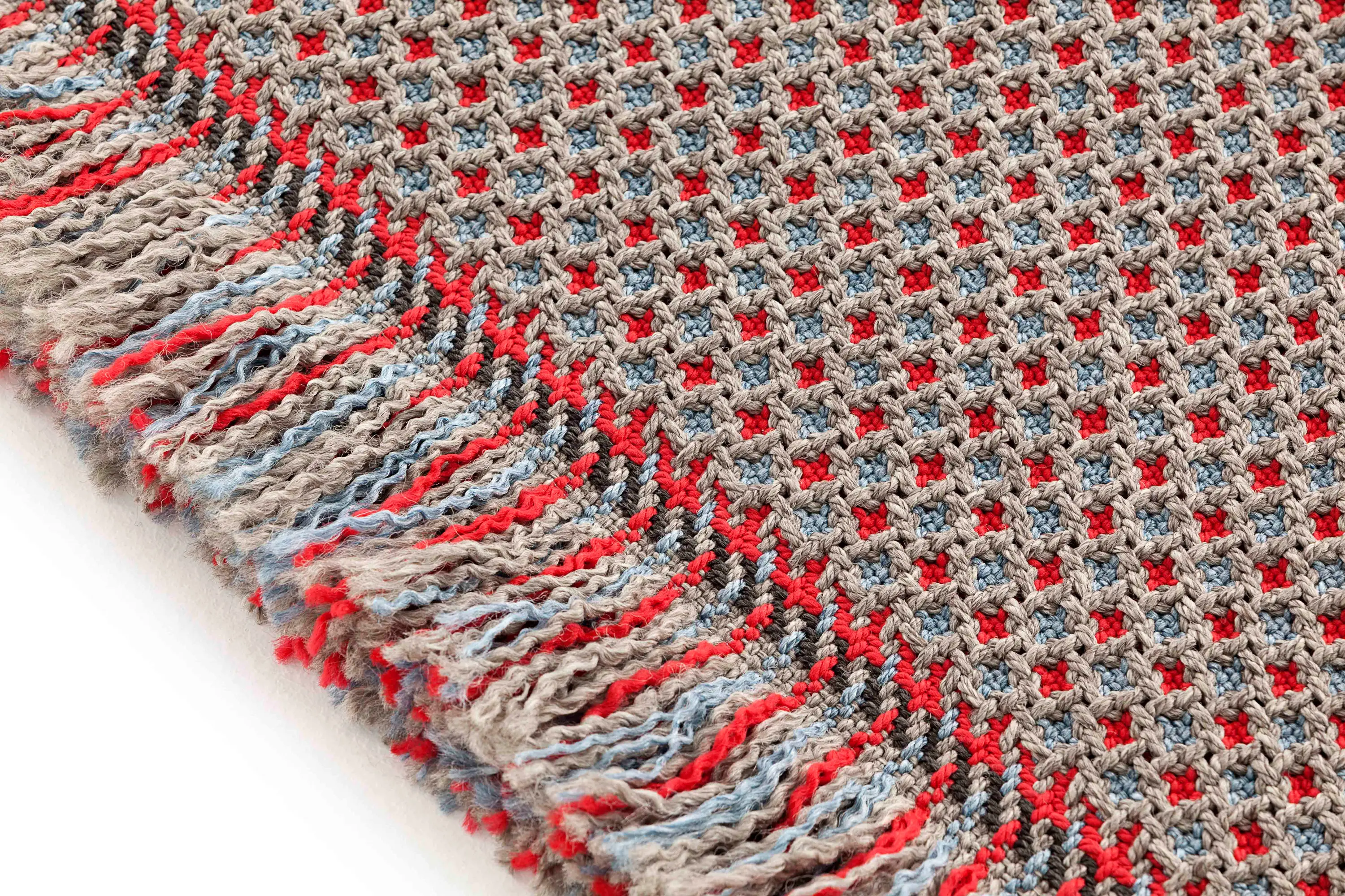 GAN - Garden Layers Rug Gofre blue