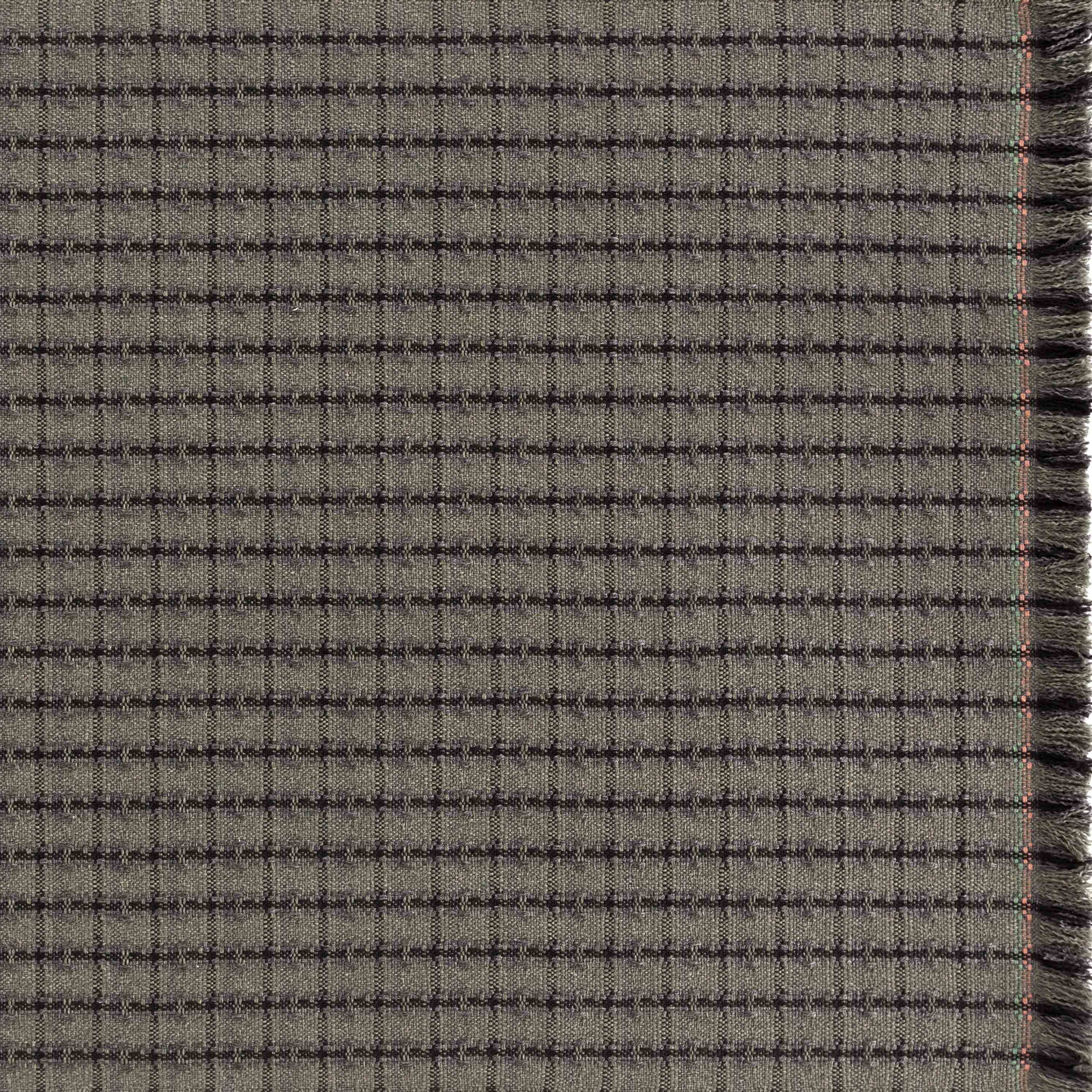 Garden Layers Rug Checks green