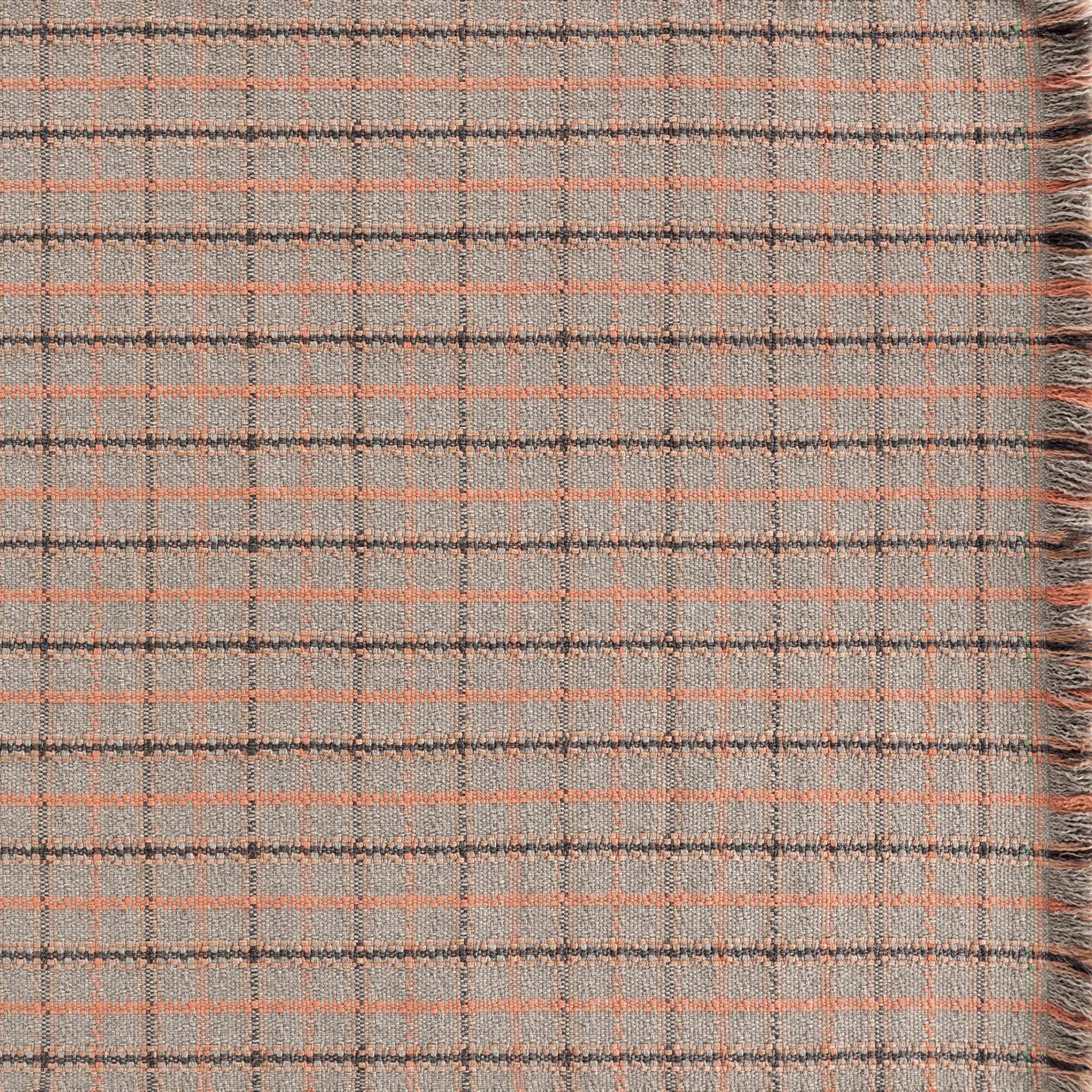 Garden Layers Rug Tartan terracotta
