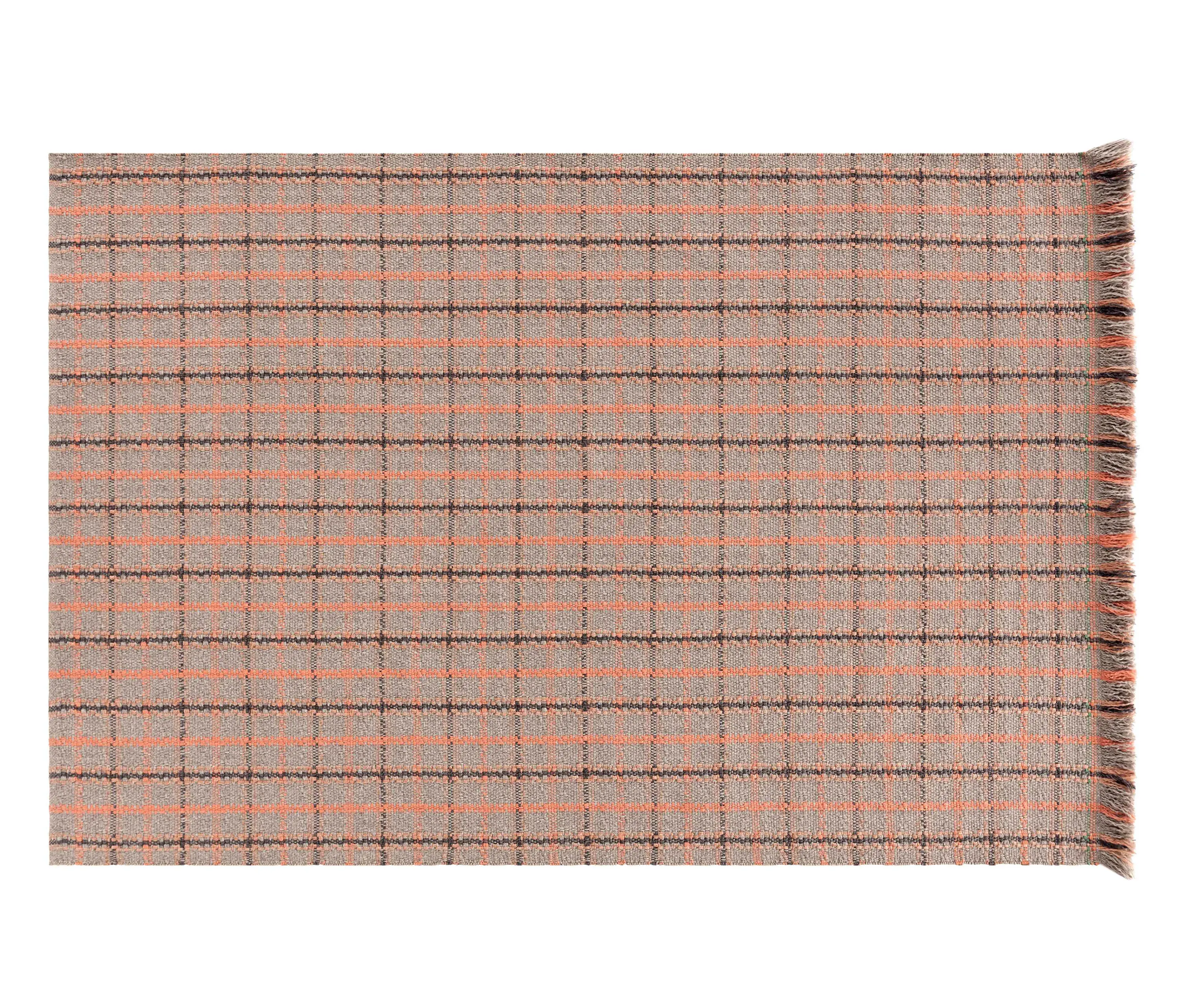 GAN - Garden Layers Rug Tartan terracotta